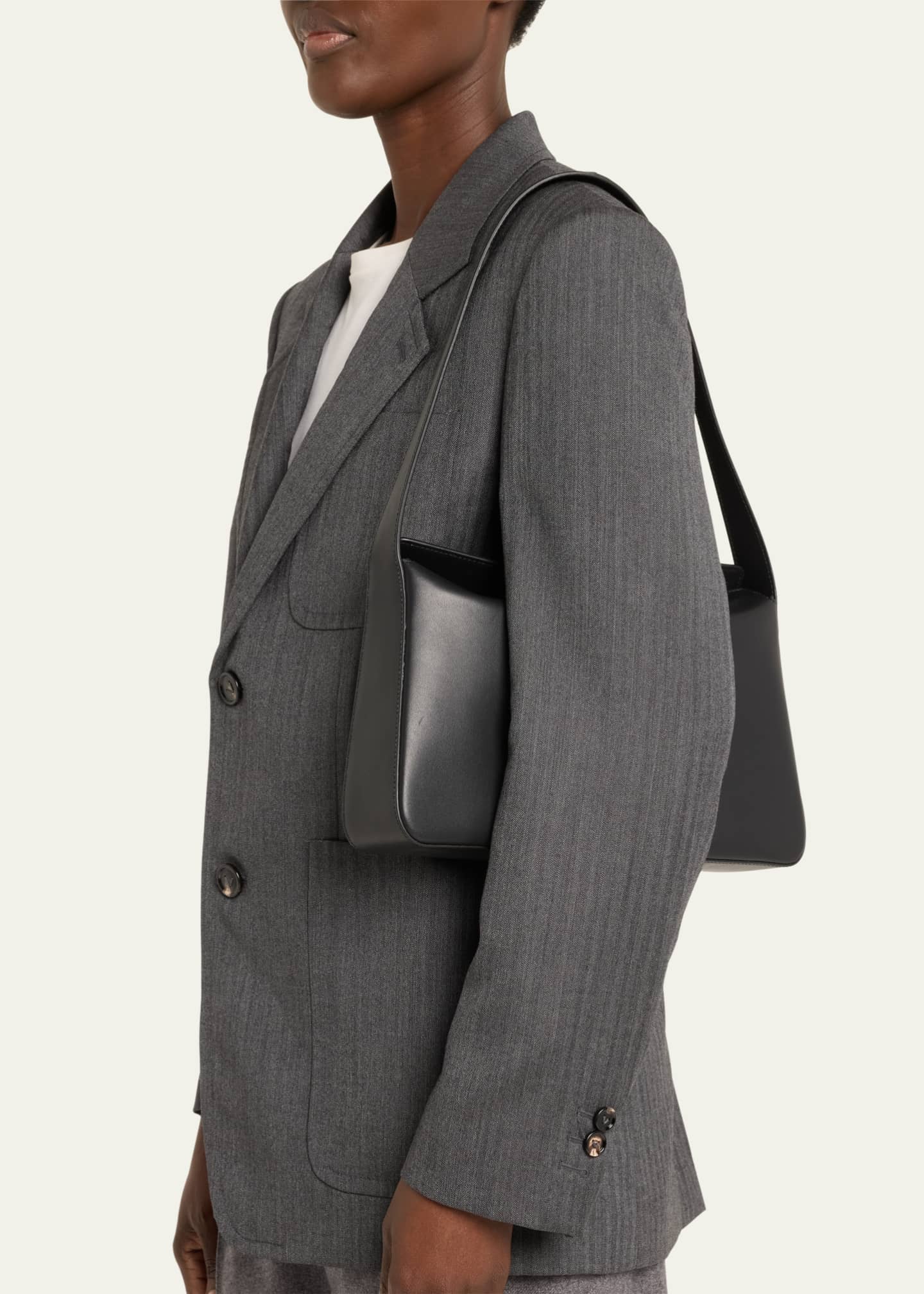 Aesther Ekme Fold-Over Flap Leather Shoulder Bag Image 2 of 5