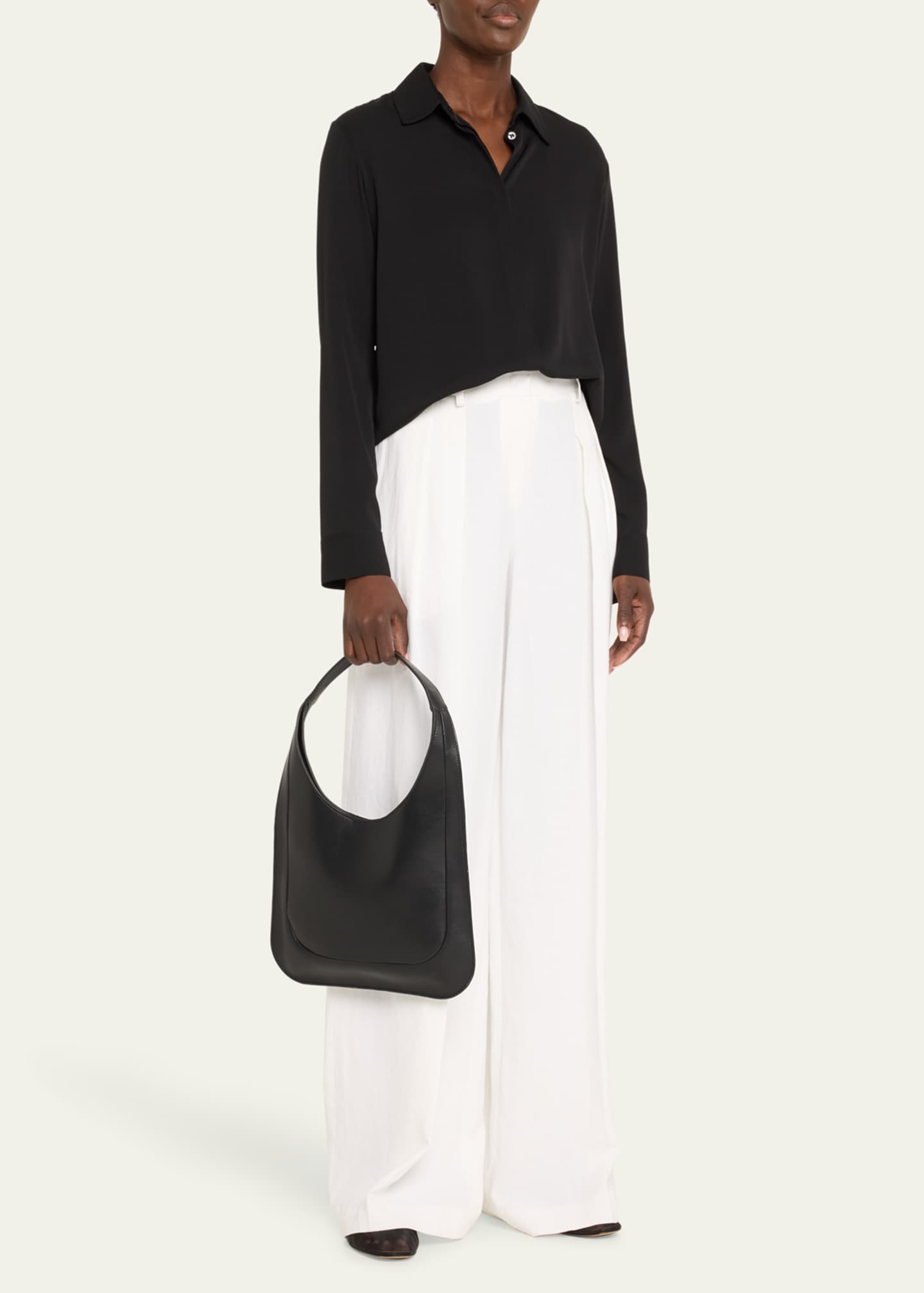 Aesther Ekme Midi Leather Hobo Bag Image 4 of 4