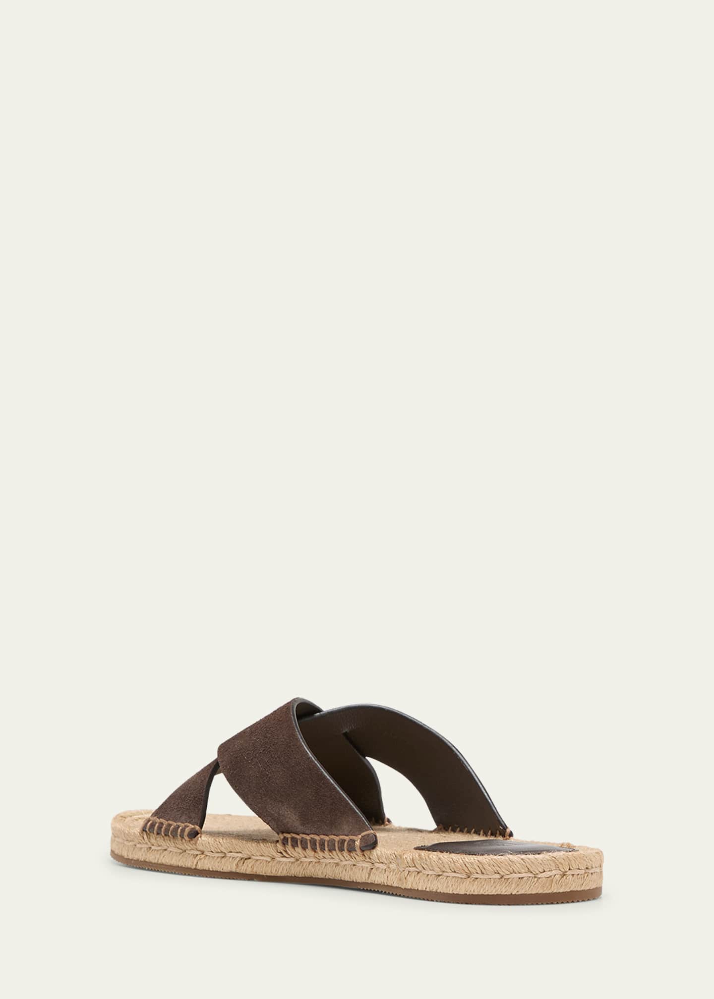 ZEGNA Men's Panarea Suede Espadrille Sandals Image 4 of 5