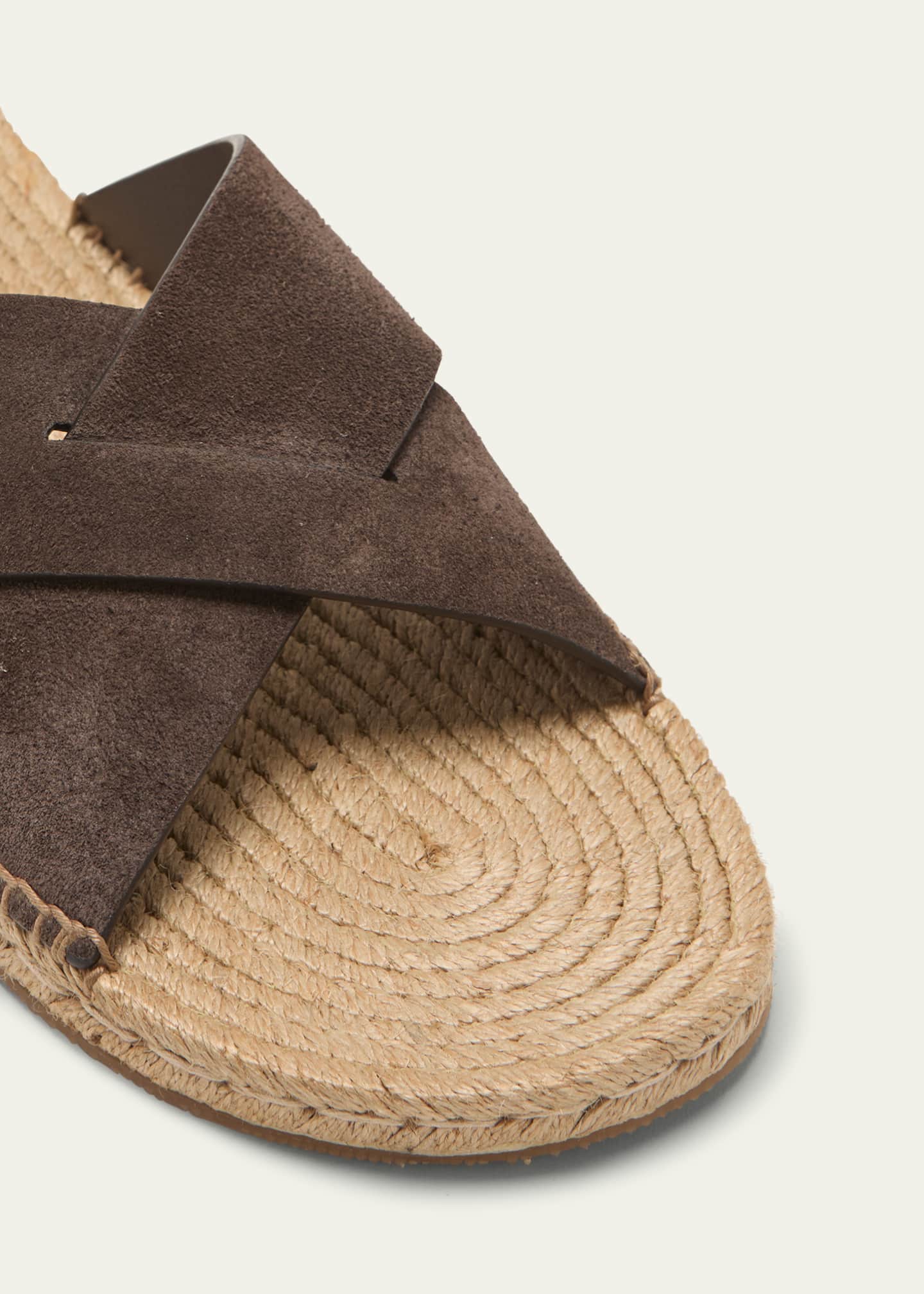 ZEGNA Men's Panarea Suede Espadrille Sandals Image 5 of 5