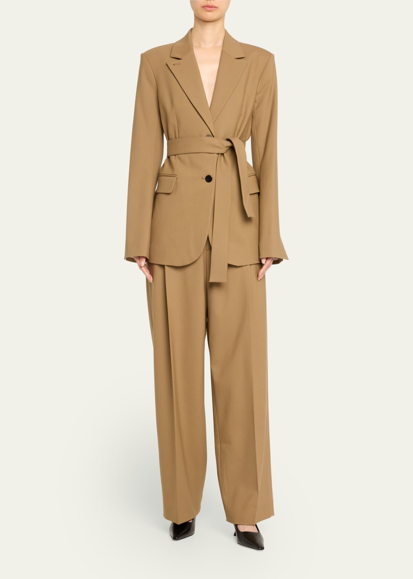 MARIA MCMANUS Belted Blazer Image 2 of 5