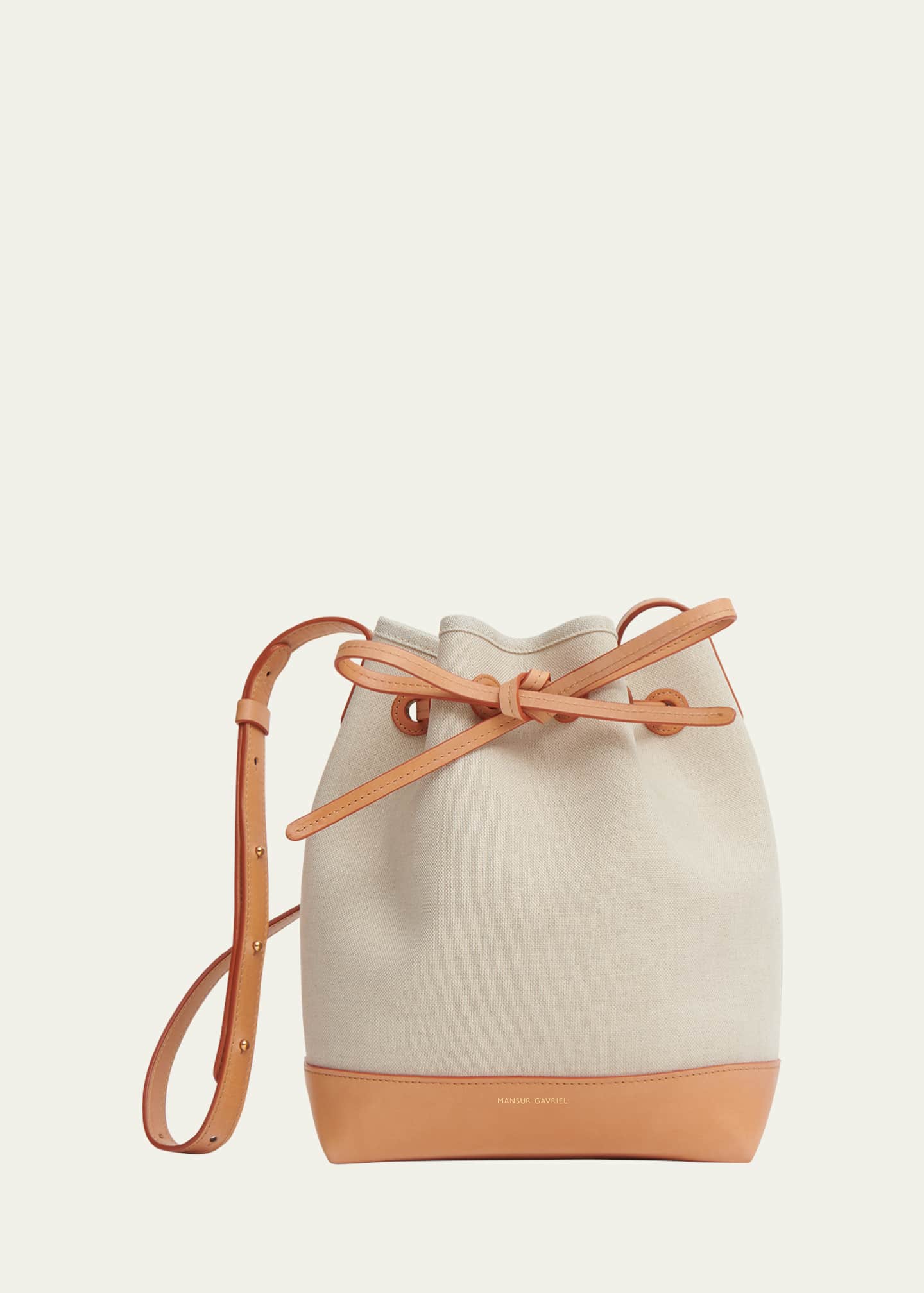 Mansur gavriel canvas bucket bag 2025