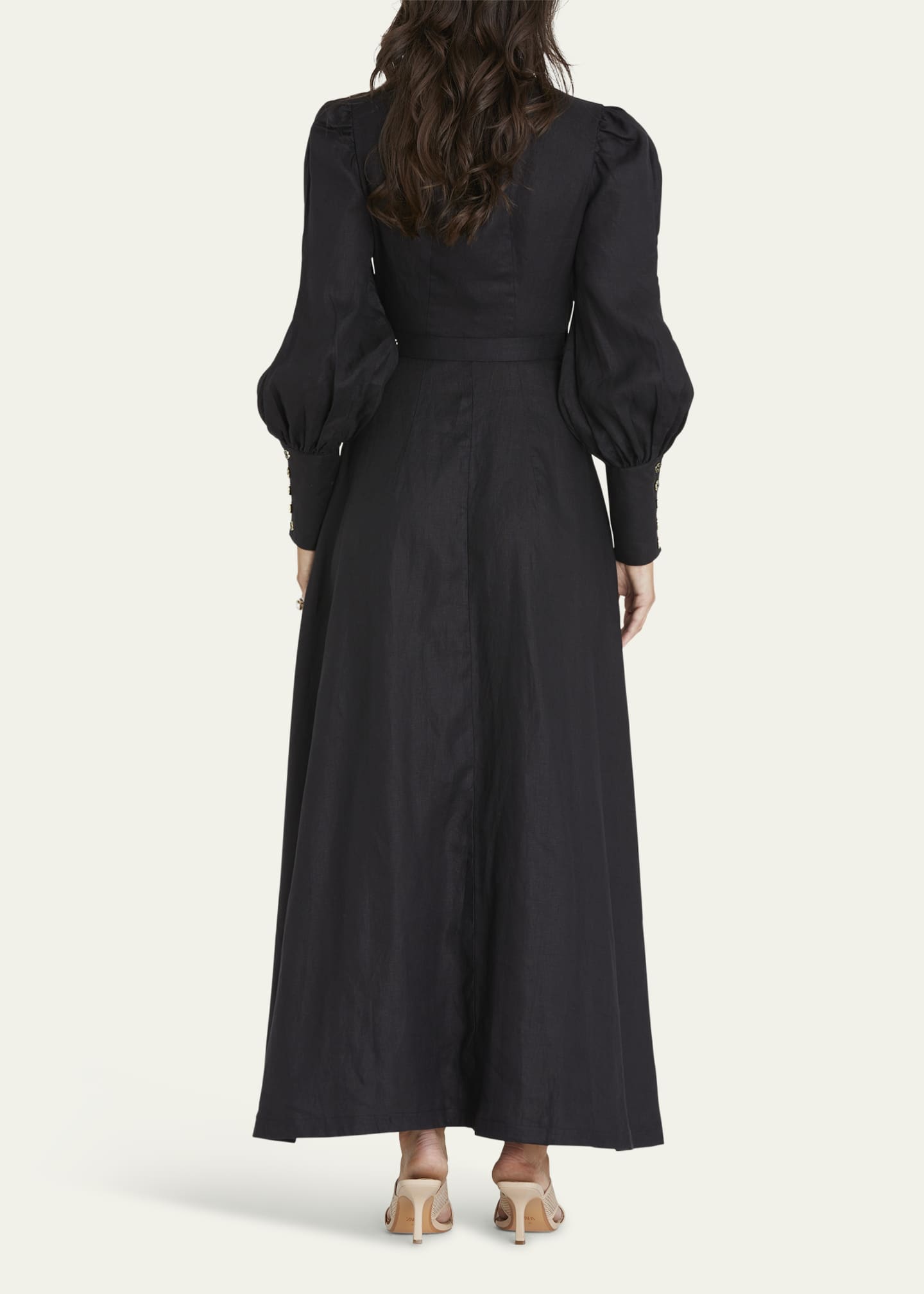 Celine linen dress top