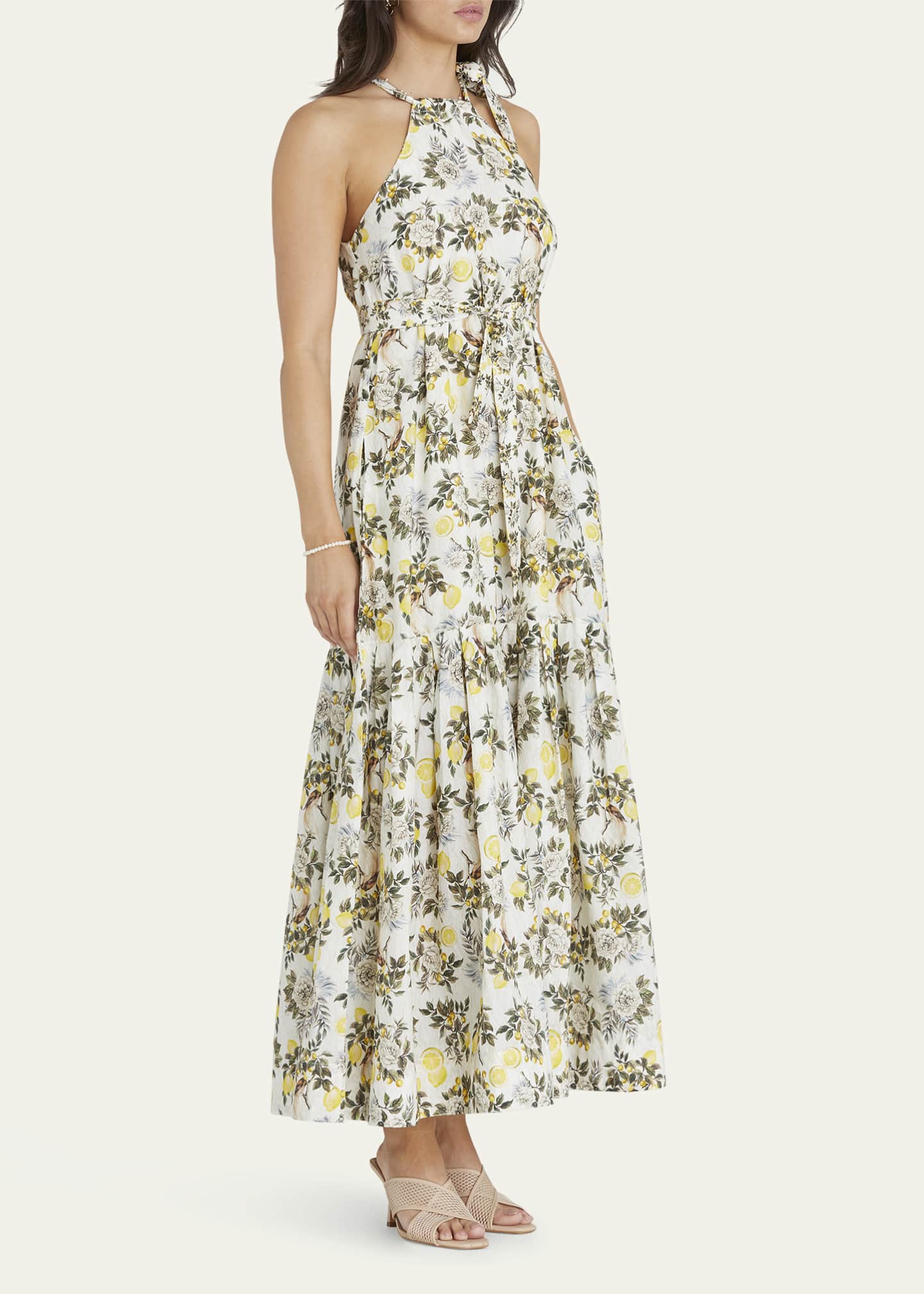 Aqua Blu Australia Clementine Zoe Halter Maxi Dress Bergdorf Goodman