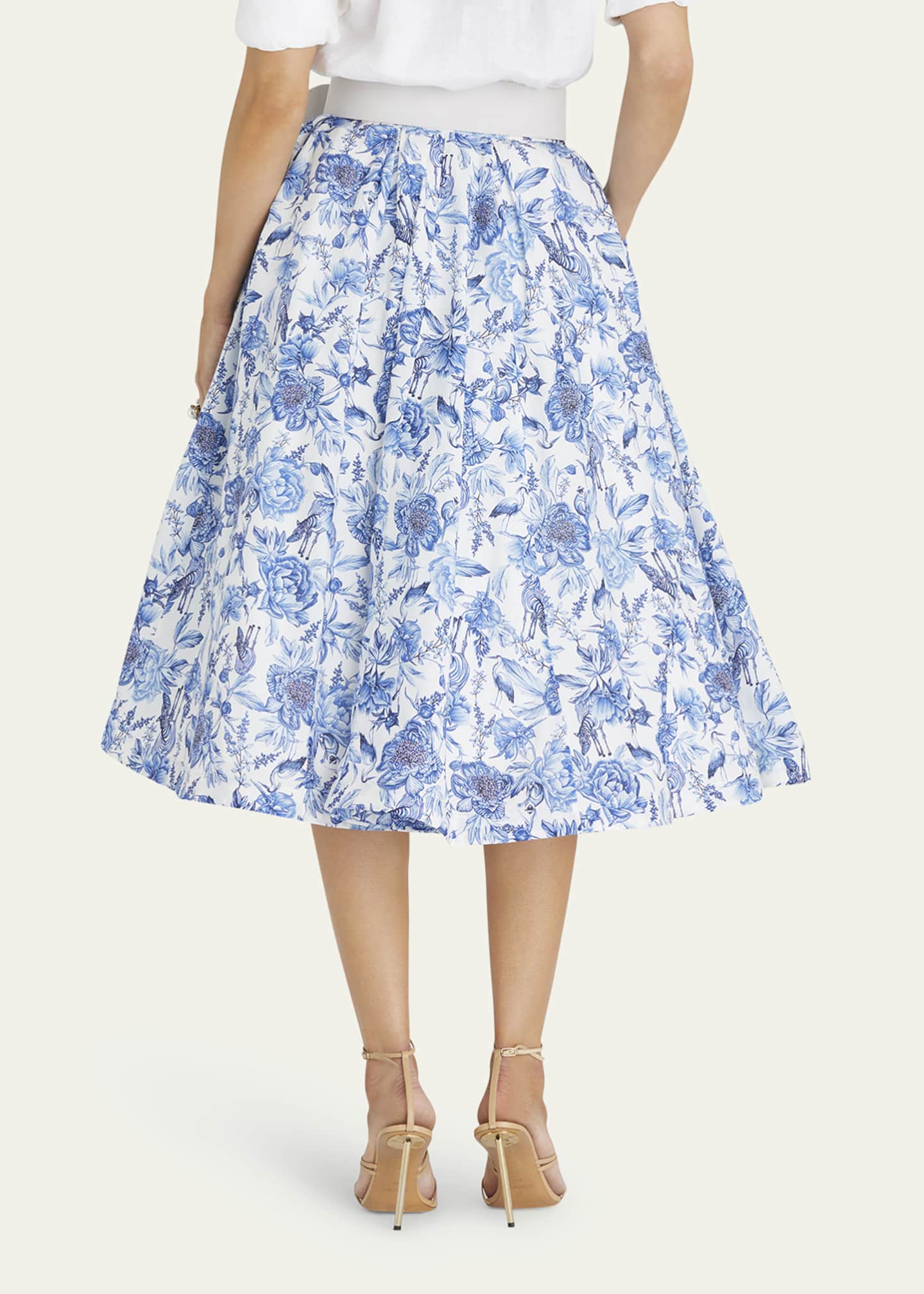 Aqua Blu Australia Azalea Katherine Belted Midi Skirt Bergdorf Goodman