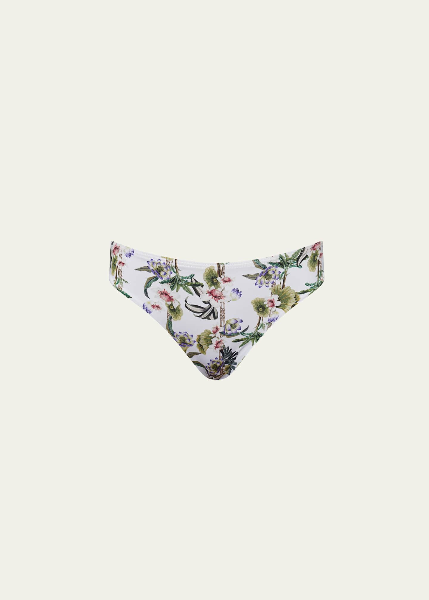 Aqua Blu Australia Daffodil-Print Charlize Classic Bikini Bottoms Image 1 of 4