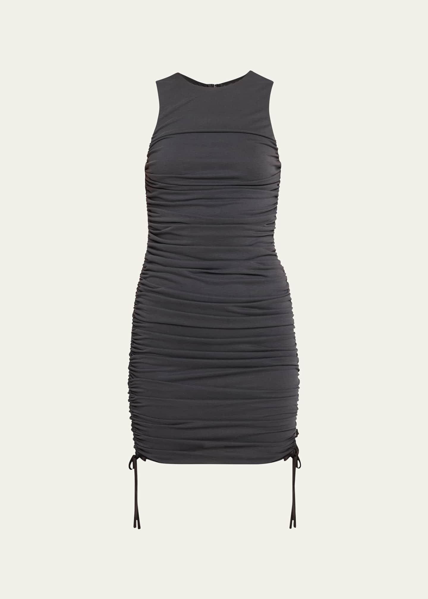 White fitted tank dress hot sale