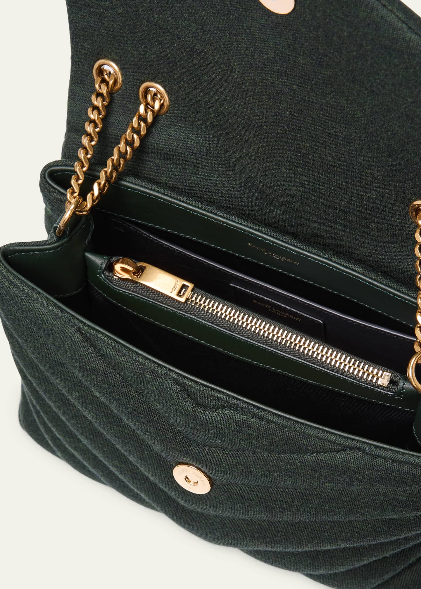 Saint Laurent Loulou Small YSL Shoulder Bag in Quilted Wool Bergdorf Goodman