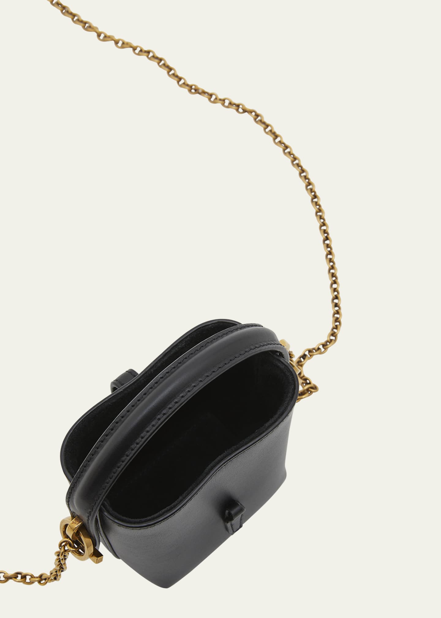 Saint Laurent Le 37 Micro YSL Leather Bucket Bag Image 4 of 5
