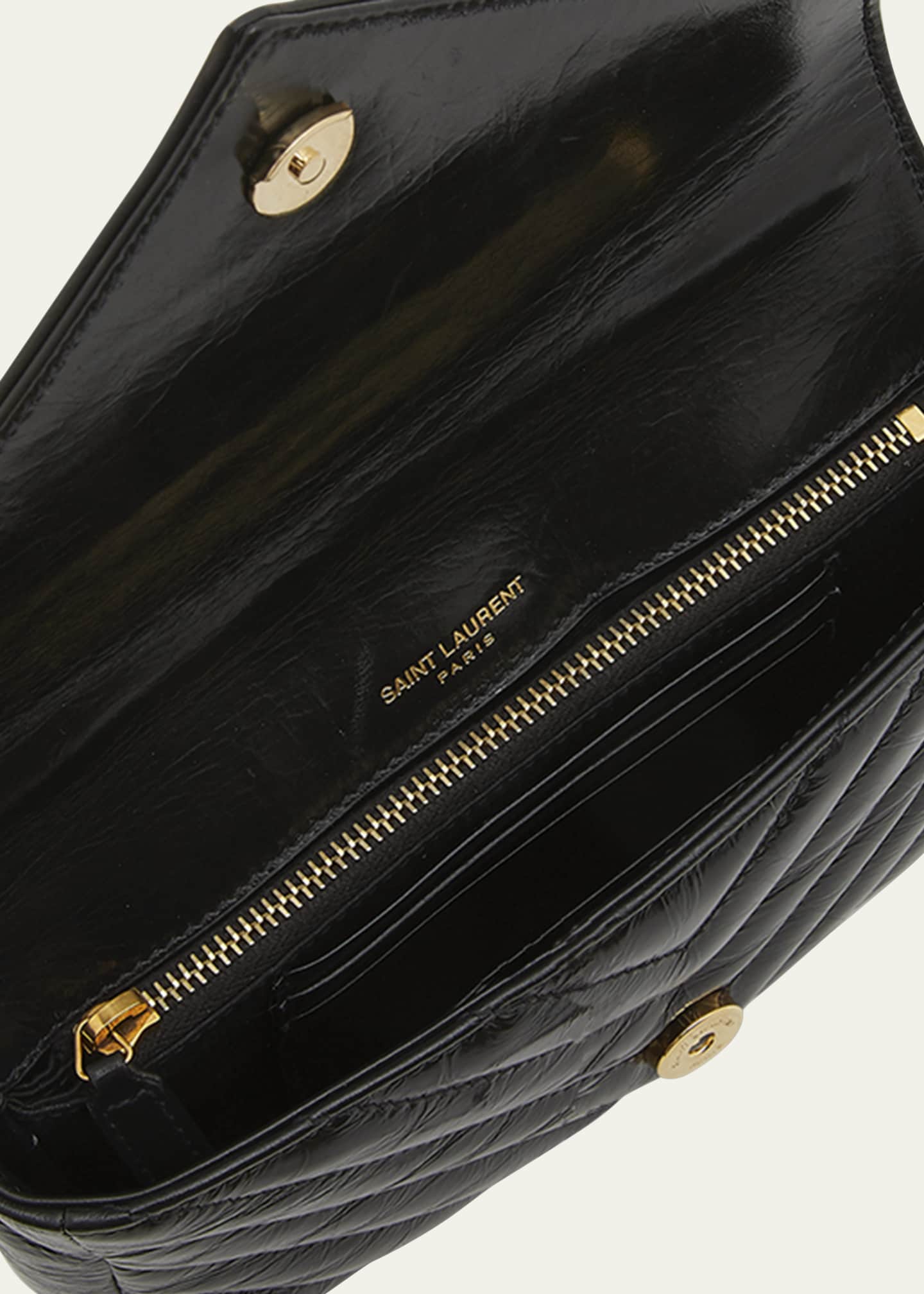 ショルダーバッグ・ポシェット Saint Laurent 'College Mini' crossbody bag Saint Laurent College Mini YSL Quilted Crossbody Bag