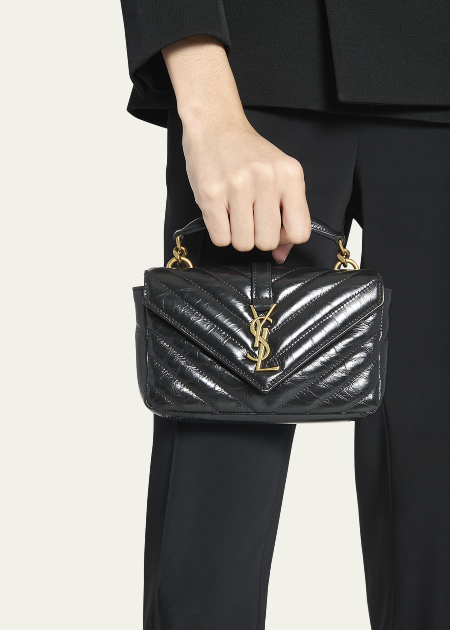 Ysl proviable quilted crossbody