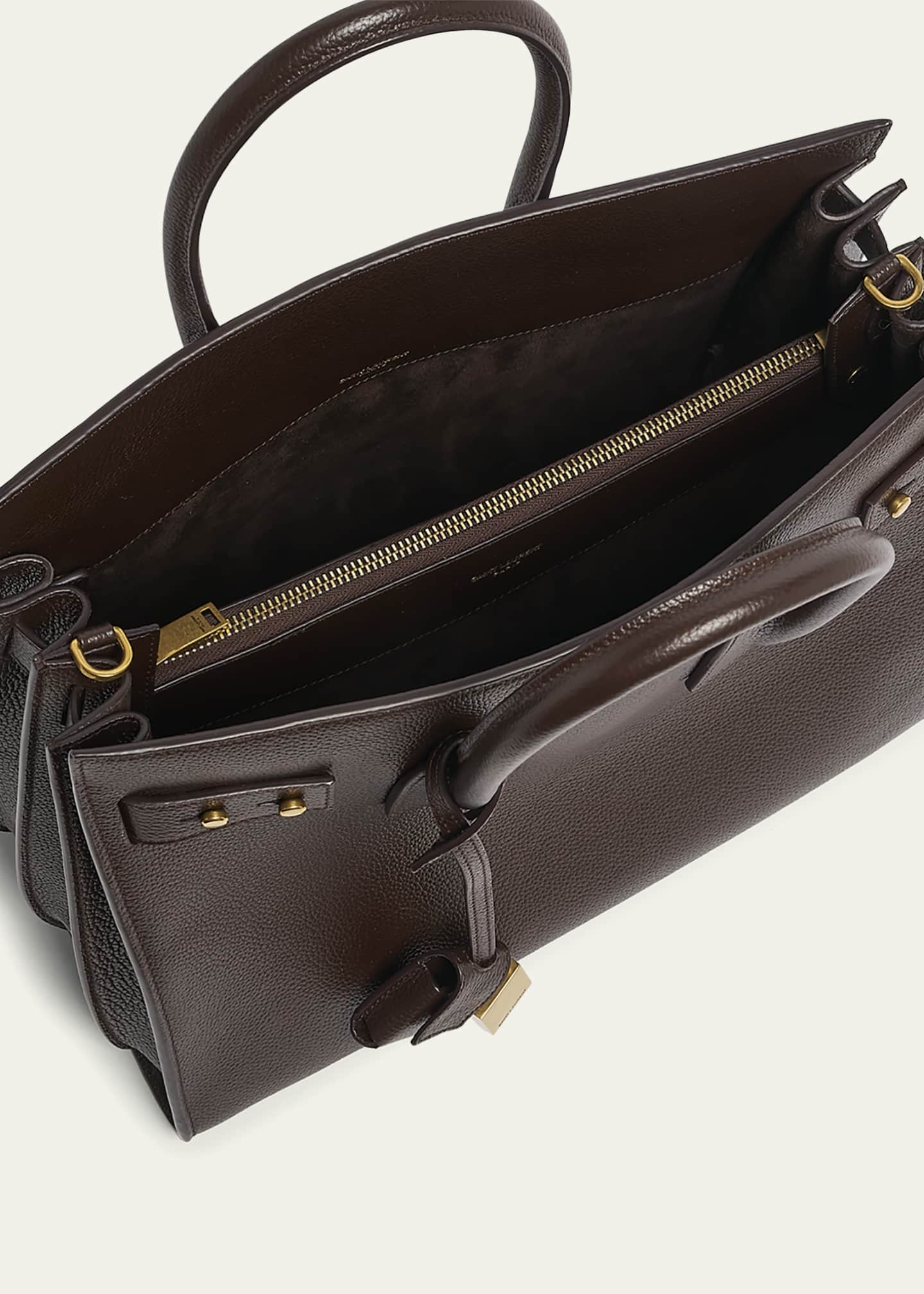 Saint Laurent Sac De Jour Small Leather Top-Handle Bag Image 4 of 6