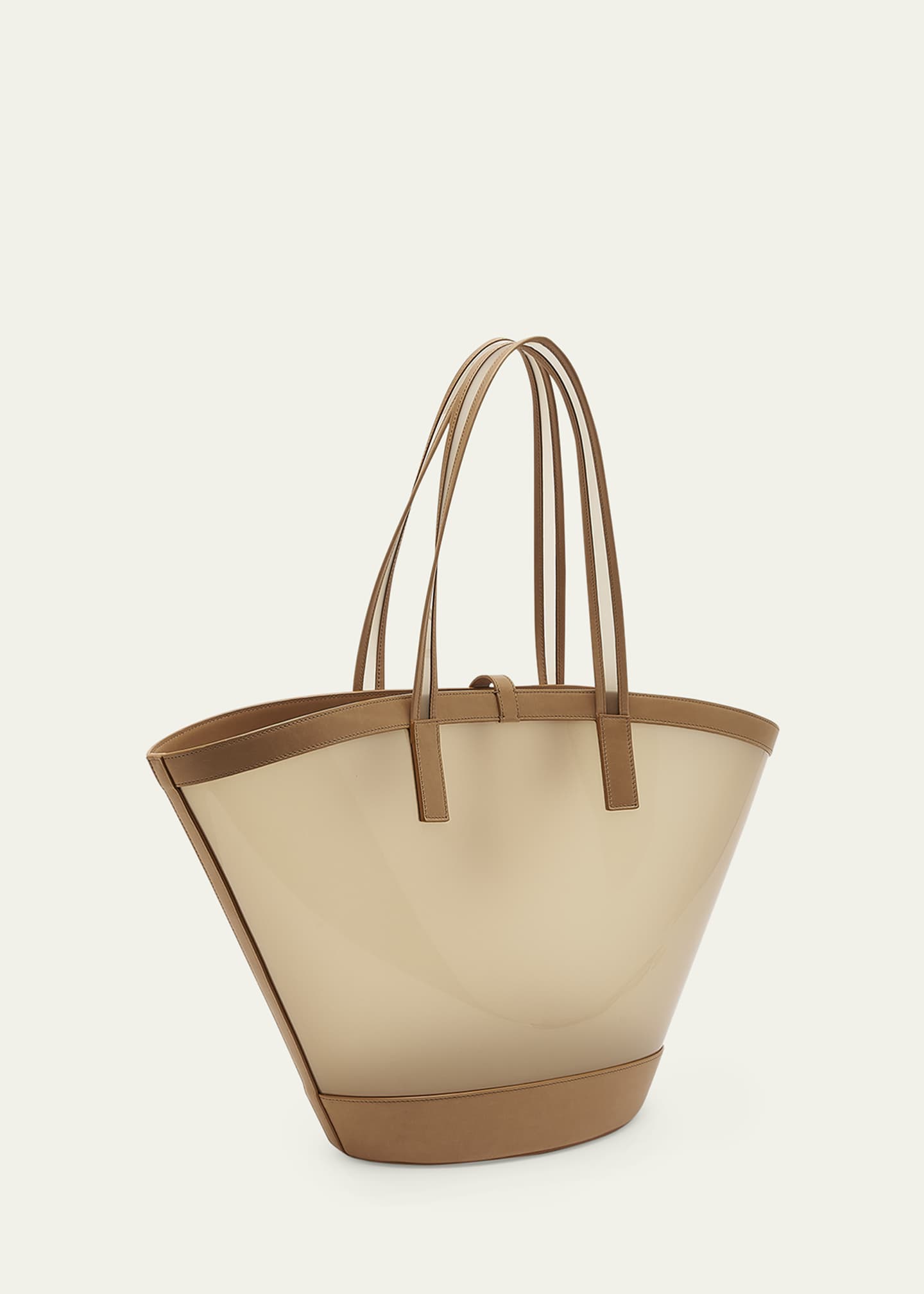 Saint Laurent Medium YSL Vinyl Tote Basket Tote Bag Bergdorf Goodman