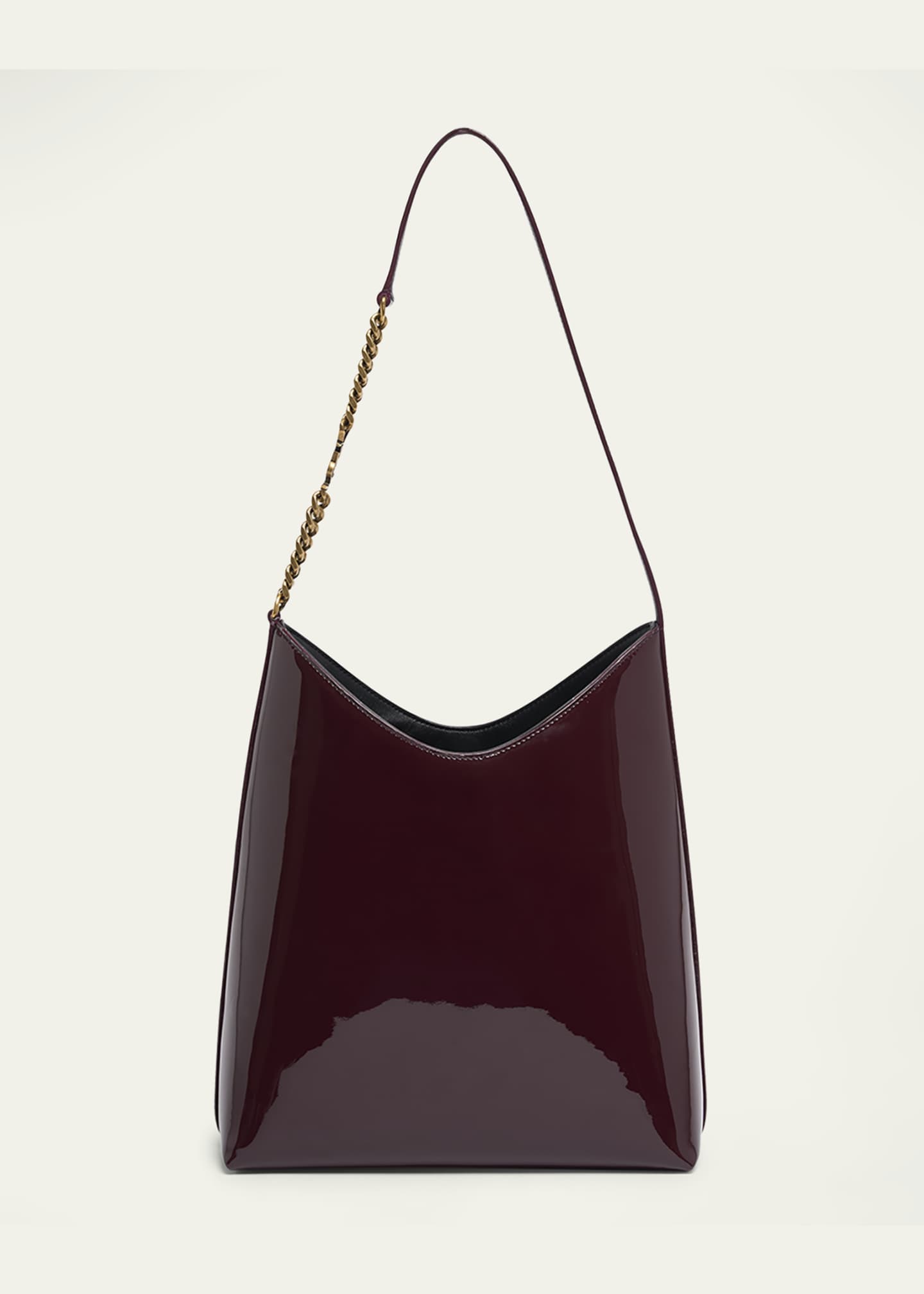 Saint Laurent Sac Patent Leather Hobo Bag Image 1 of 4