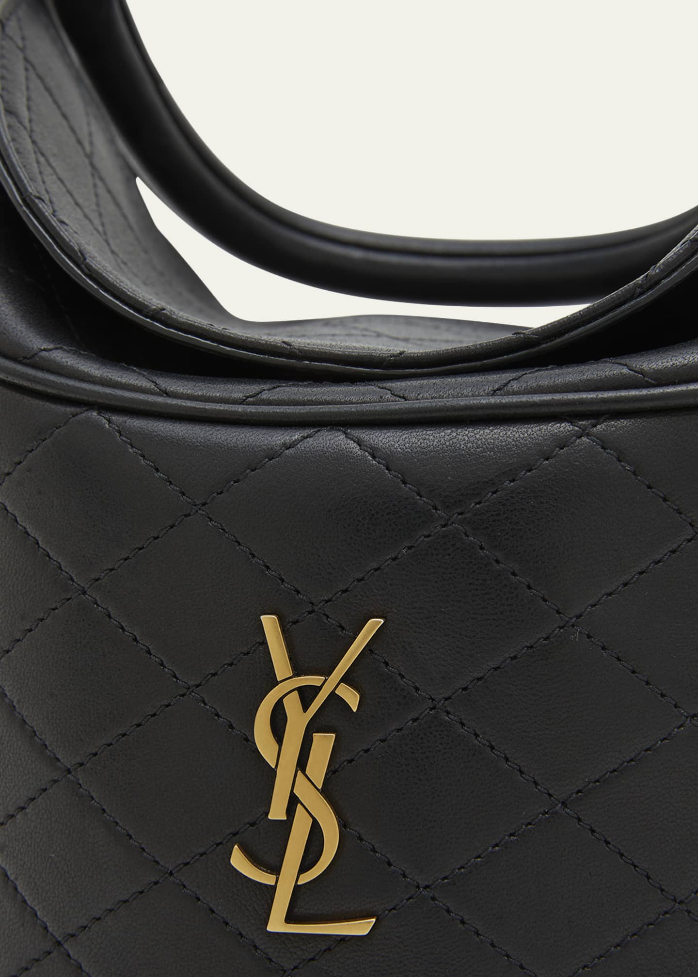 Saint Laurent Gaby Mini Leather Bucket Bag Image 5 of 5