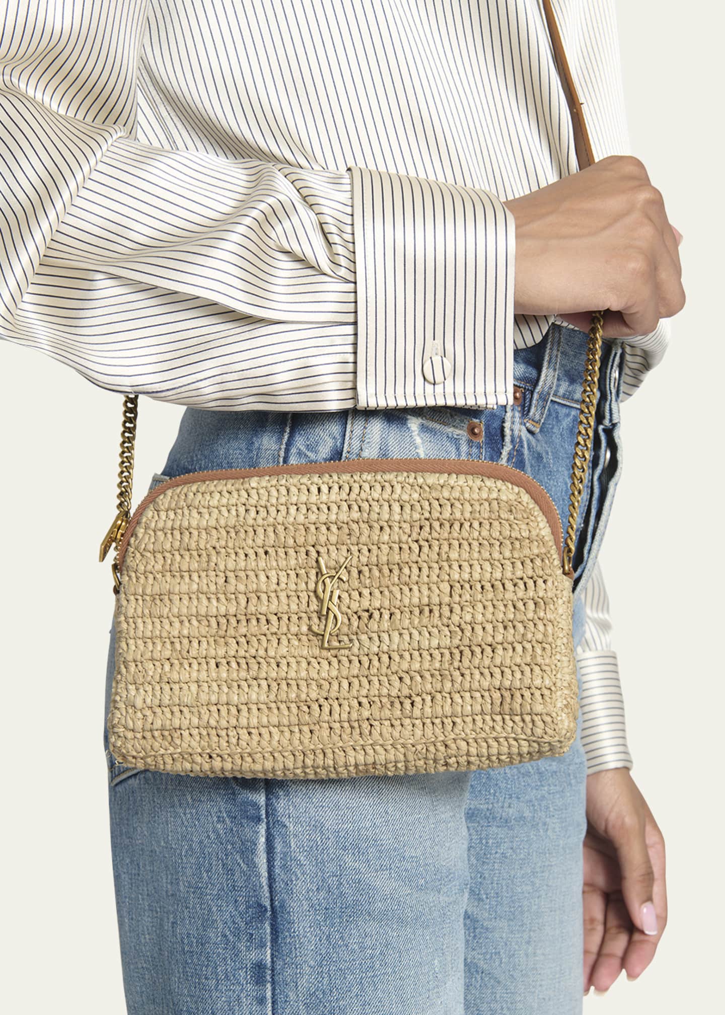 Saint laurent zip pouch sales