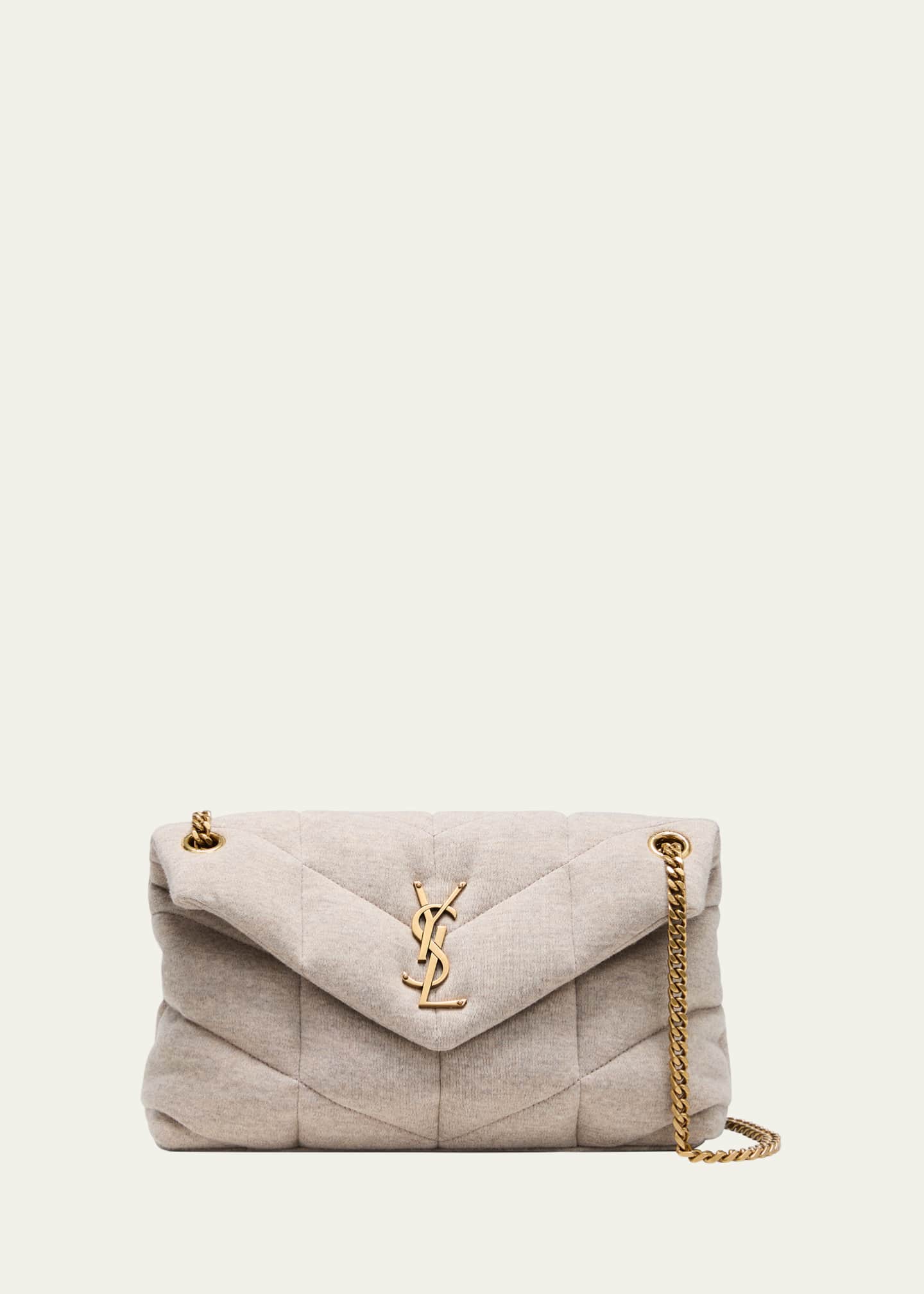 Saint Laurent Loulou Small YSL Shoulder Bag in Puffer Quilted Wool Bergdorf Goodman