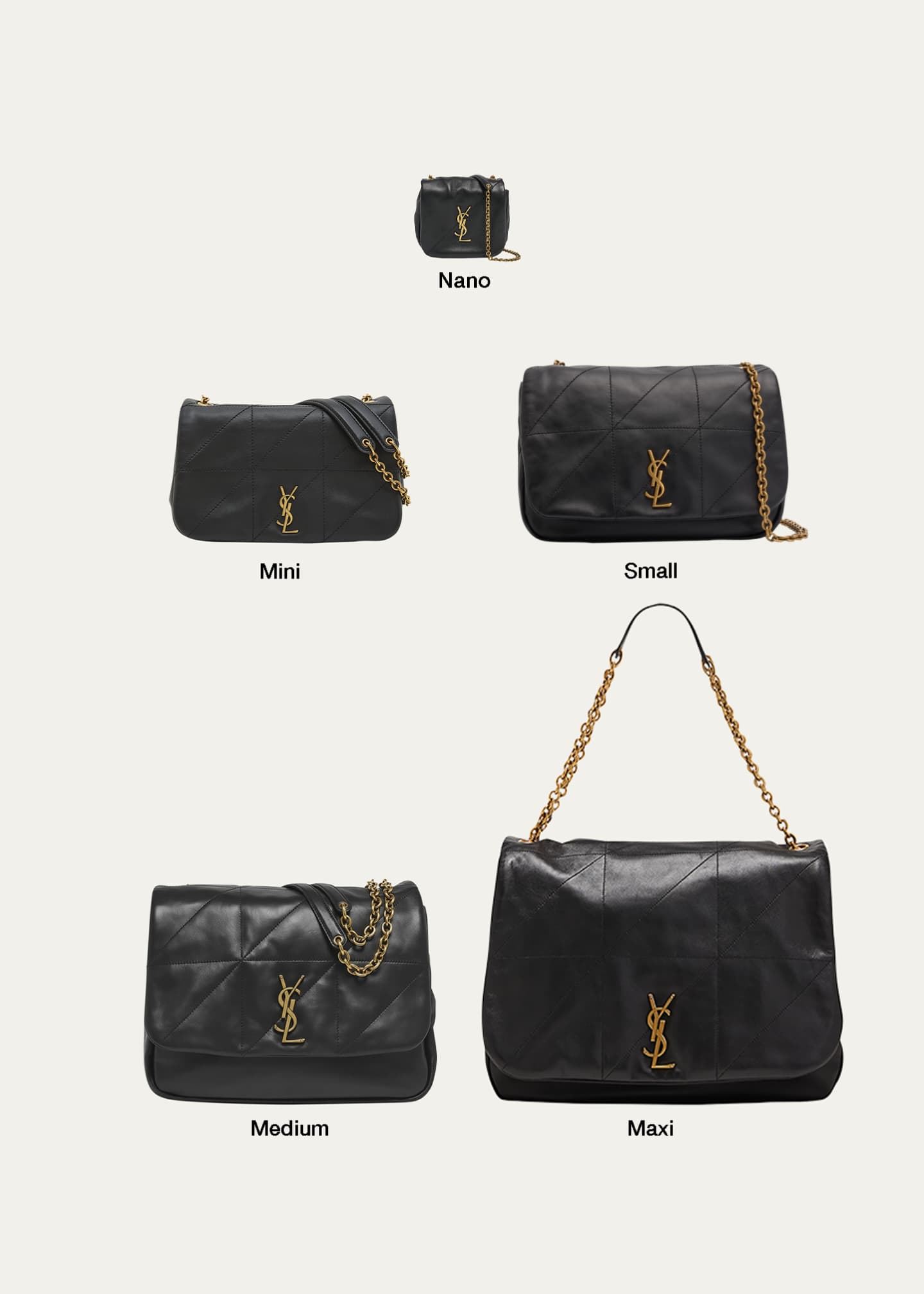 Saint Laurent Jamie 4.3 Mini Patchwork Leather Shoulder Bag