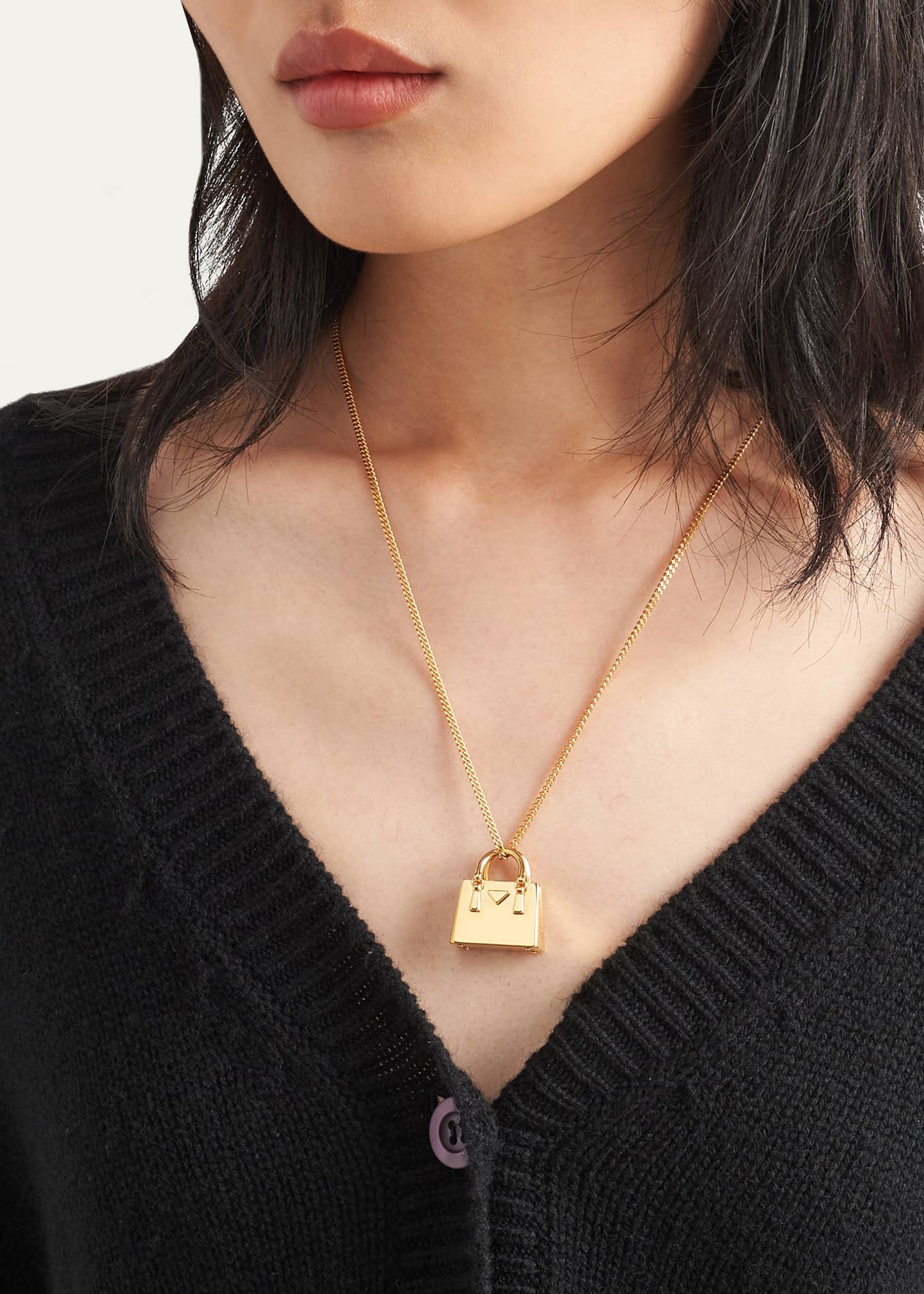 Prada pendant store necklace