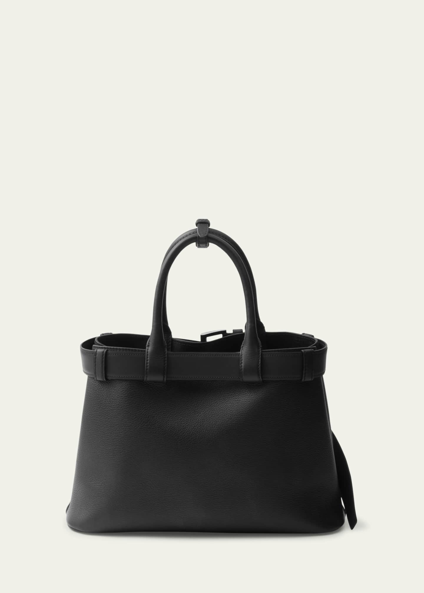 Prada Medium Grain Leather Top-Handle Bag Image 3 of 5