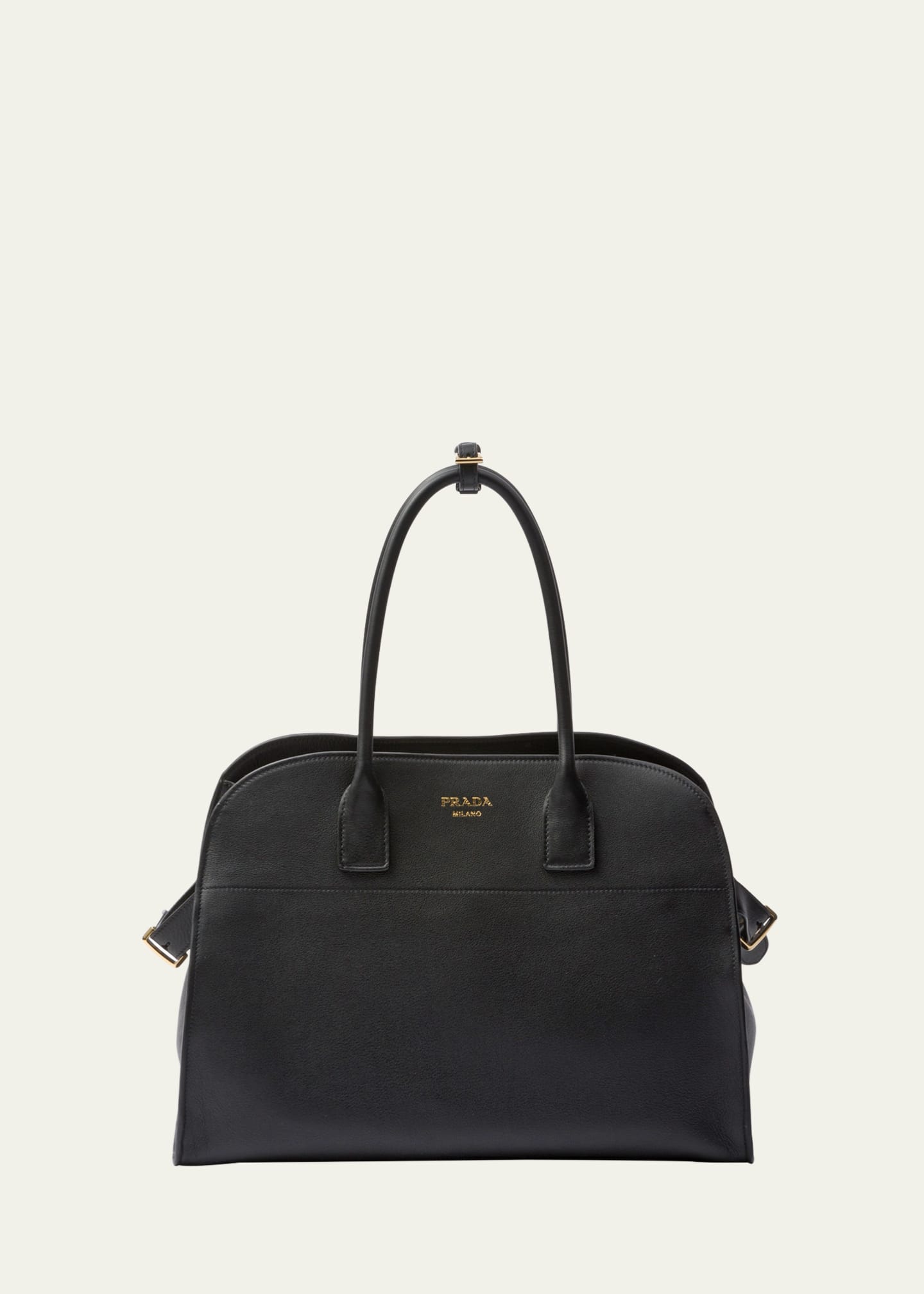 Prada Grain Leather Top-Handle Bag Image 1 of 5