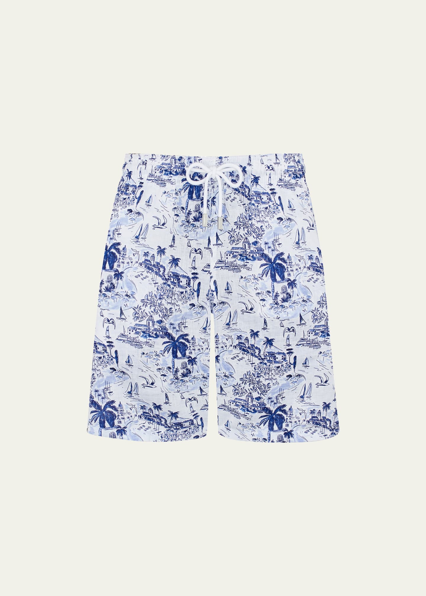 Vilebrequin Men's Riviera Linen Bermuda Shorts - Bergdorf