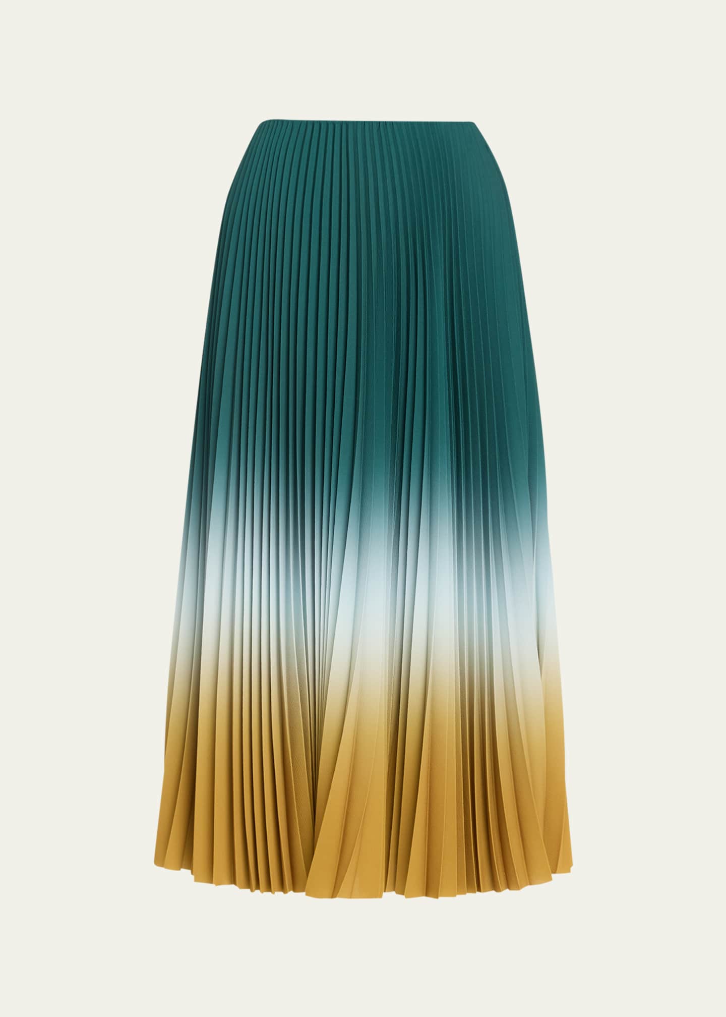 Pleated metallic deals crepe skirt