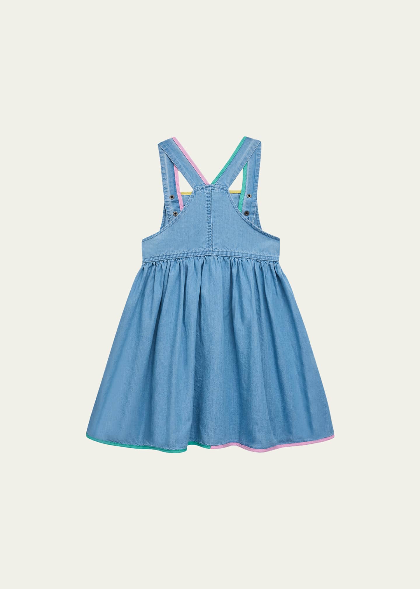 Baby girl chambray dress sales