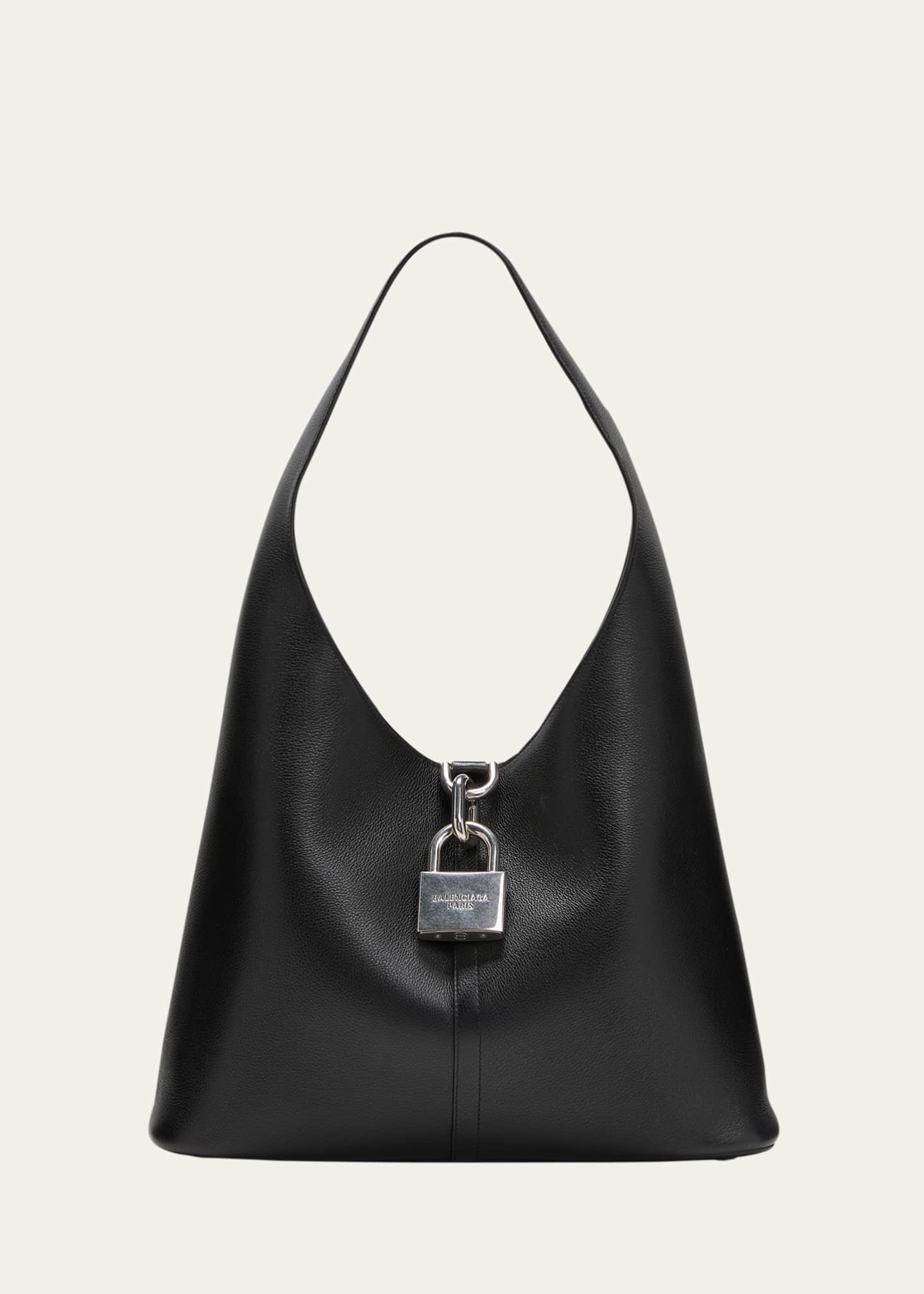 Balenciaga Locker Medium Leather Hobo Bag Bergdorf Goodman