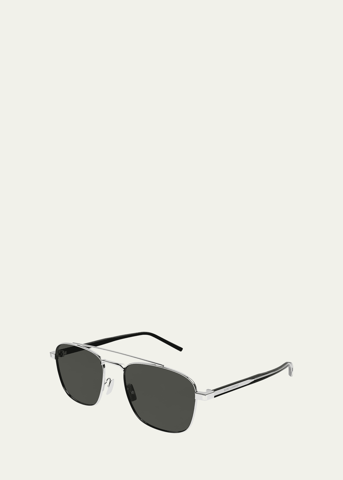 Saint Laurent Men's SL 665 Metal Aviator Sunglasses Image 2 of 2