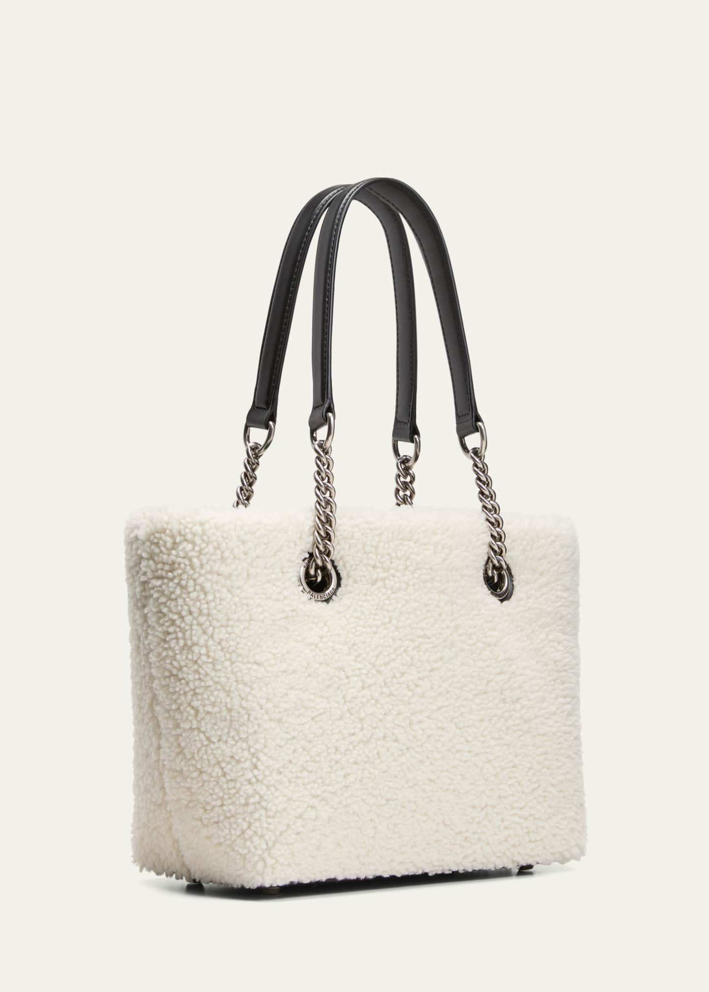 Balenciaga shearling bag new arrivals