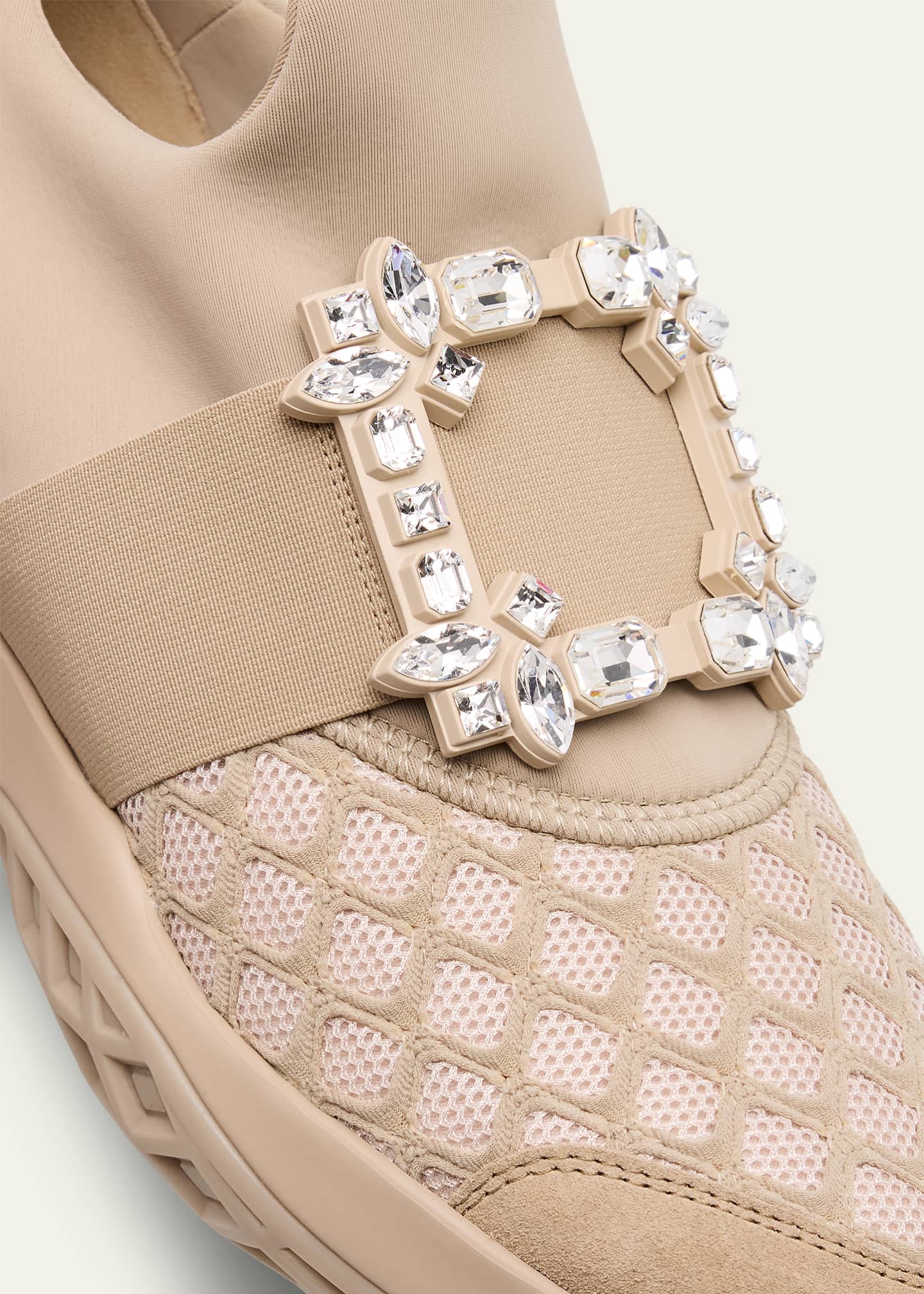 Roger Vivier Viv Run Strass Buckle Chunky Sneakers Image 5 of 6