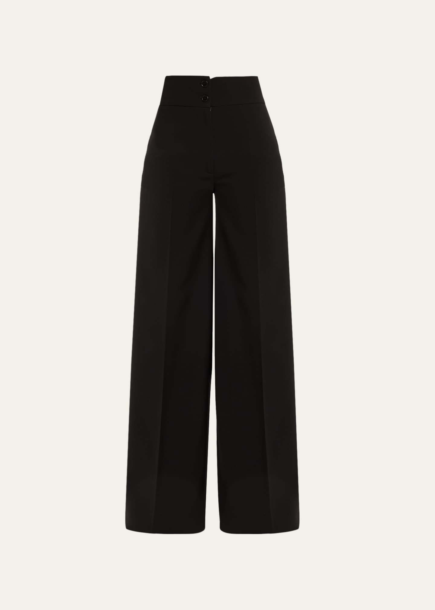 Altuzarra Rudy High-Waist Wide-Leg Pants Image 1 of 5