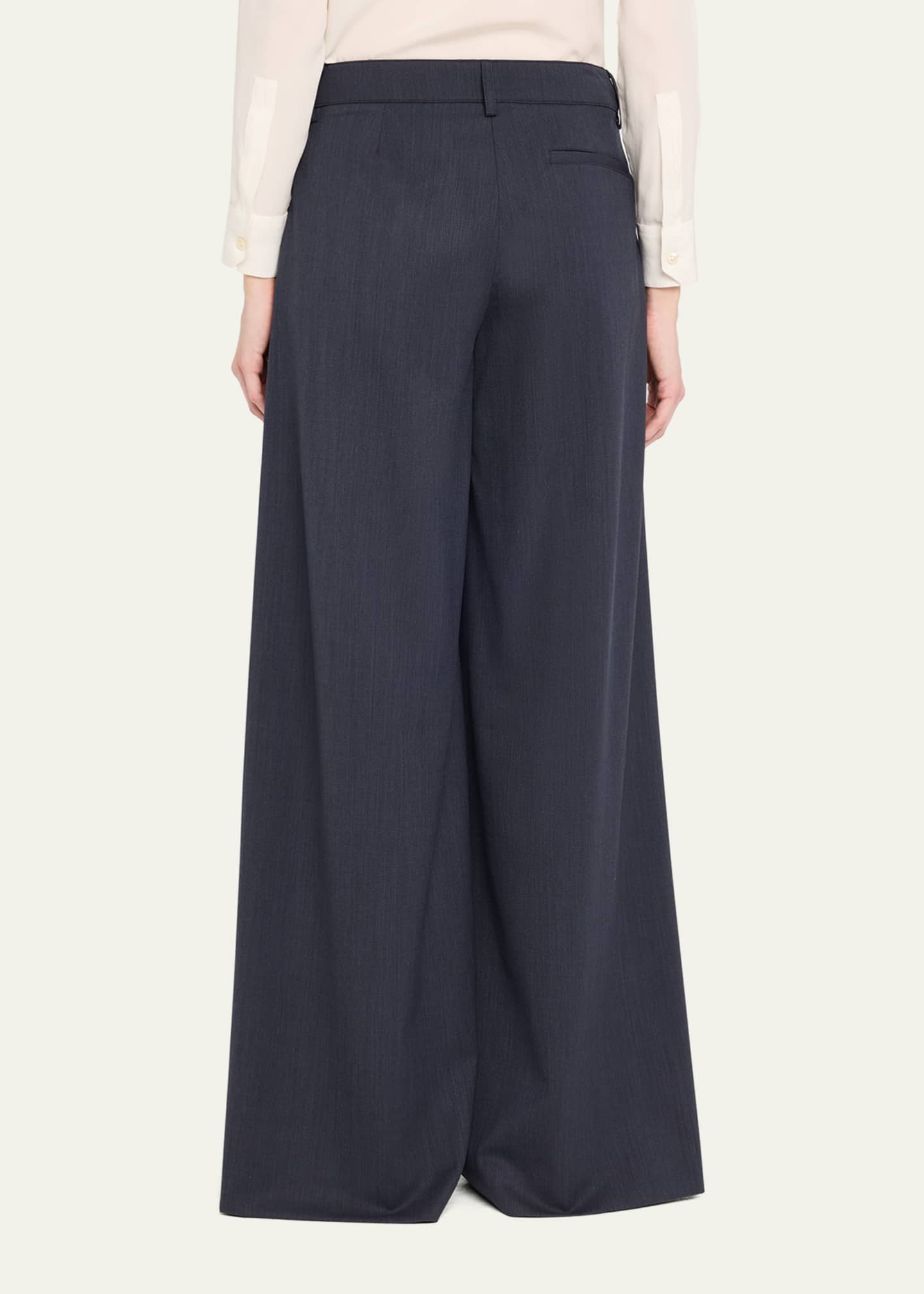 TWP New Didi Wool-Blend Wide-Leg Pants Image 3 of 5