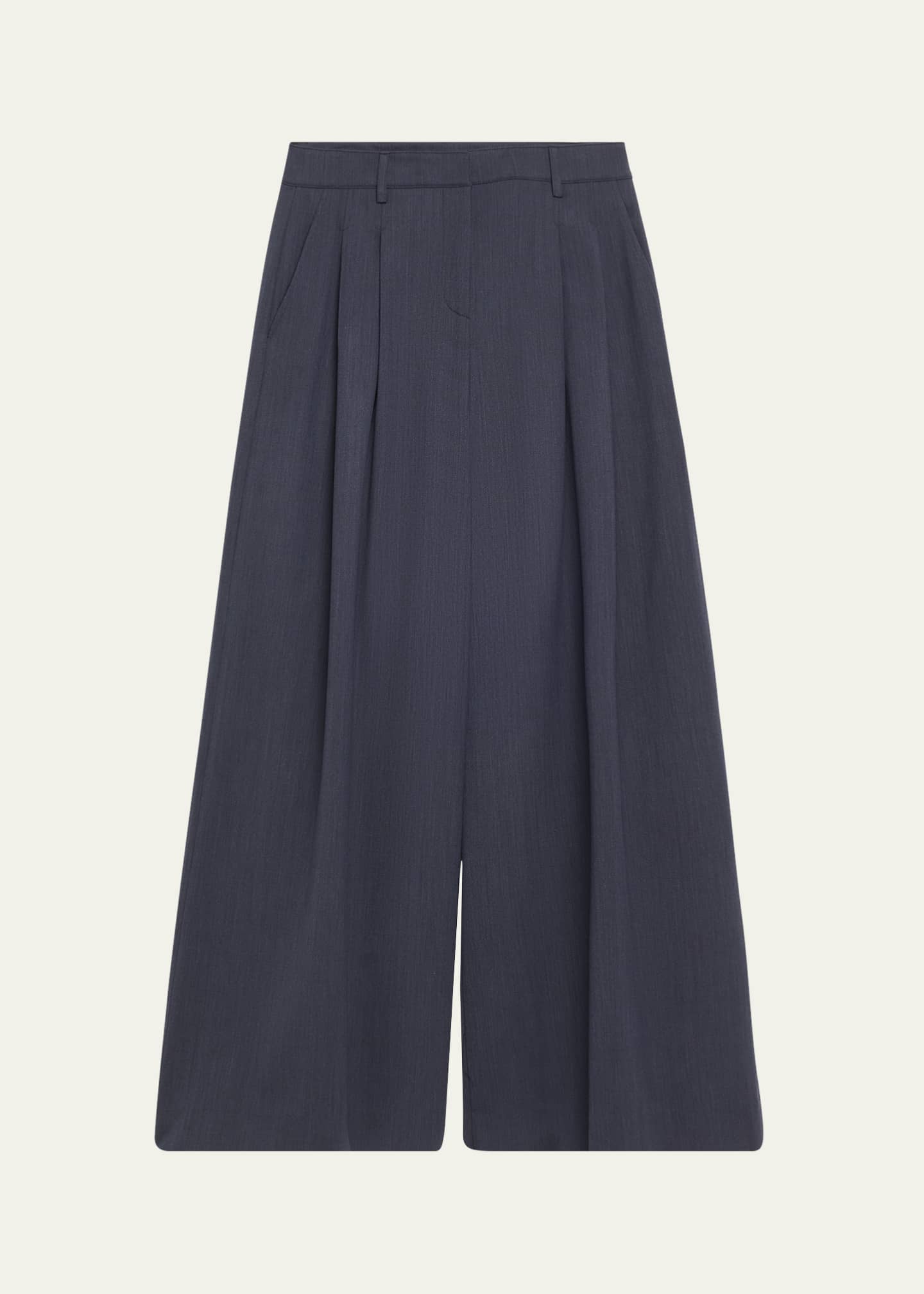 TWP New Didi Wool-Blend Wide-Leg Pants Image 1 of 5