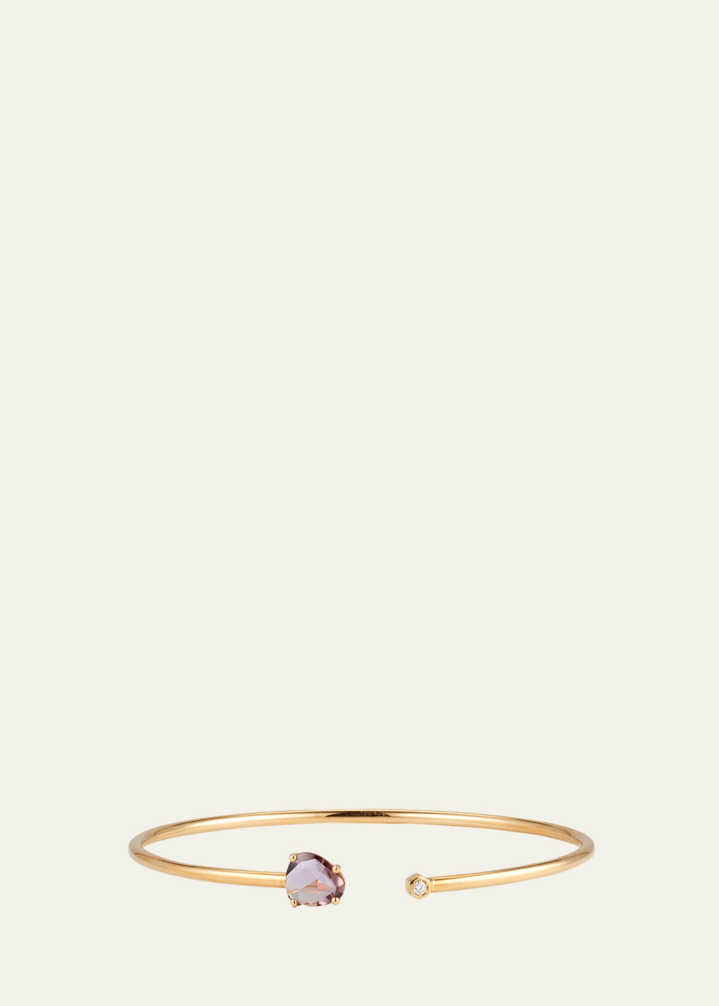 JIA JIA Pink Sapphire and Diamond Bendable Cuff Bracelet Image 1 of 4
