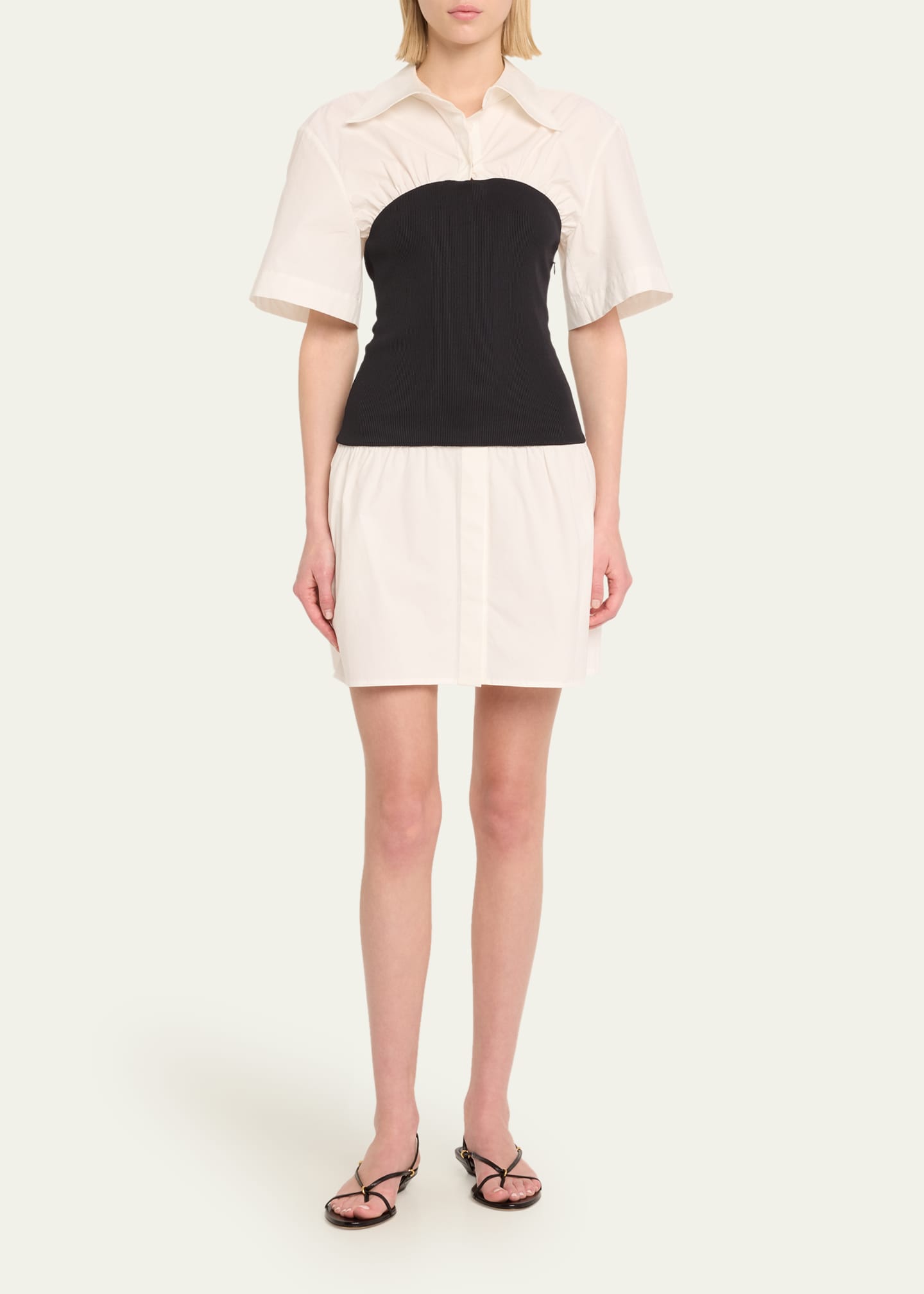 Anna Quan Kali Combo Mini Dress, Whtblk, Women's, 12 Au (8 Us), Cocktail & Party Wedding Guest Dresses Mini Dresses