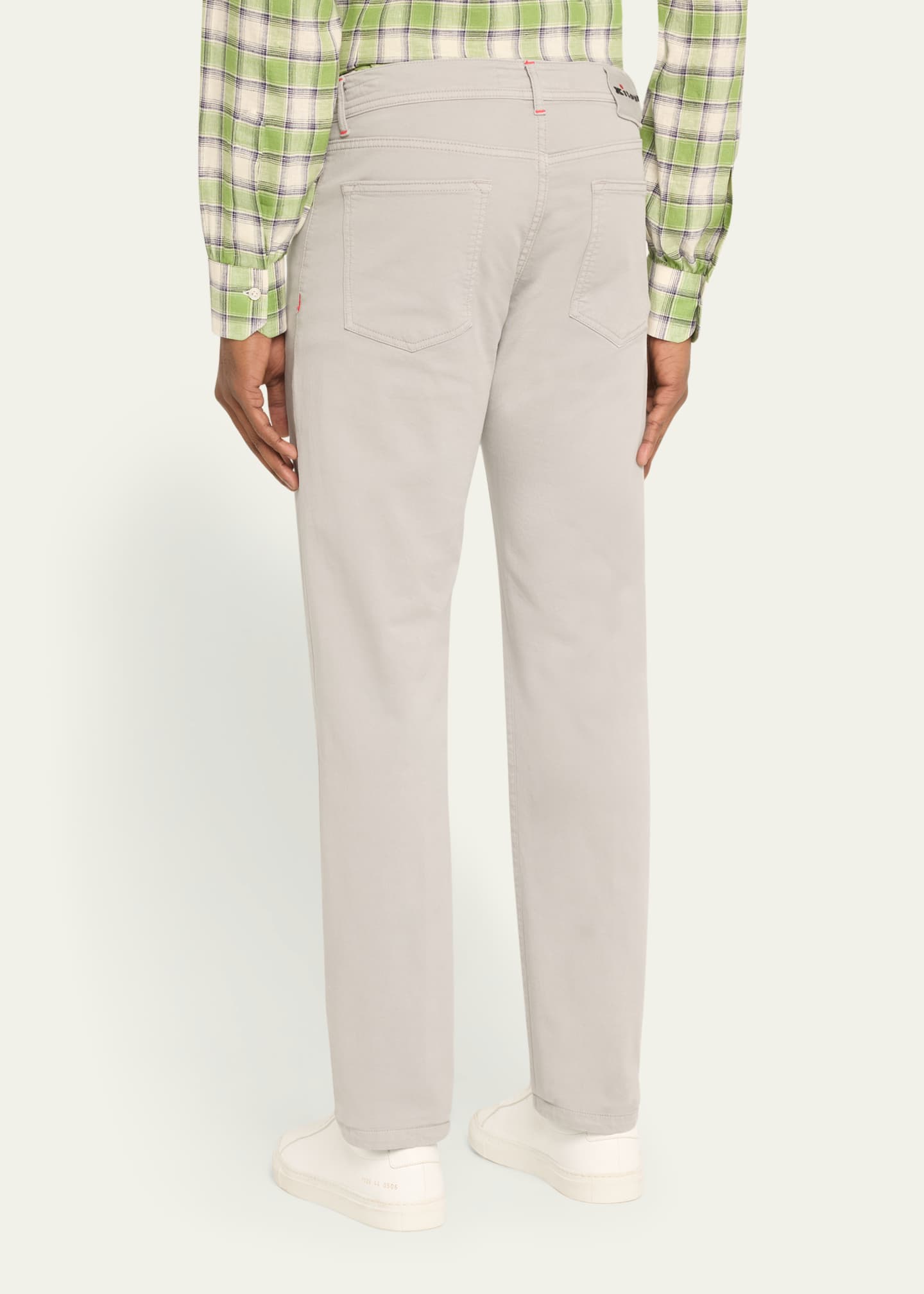 Kiton Men's Slim Fit Cotton-Stretch 5-Pocket Pants Image 3 of 5