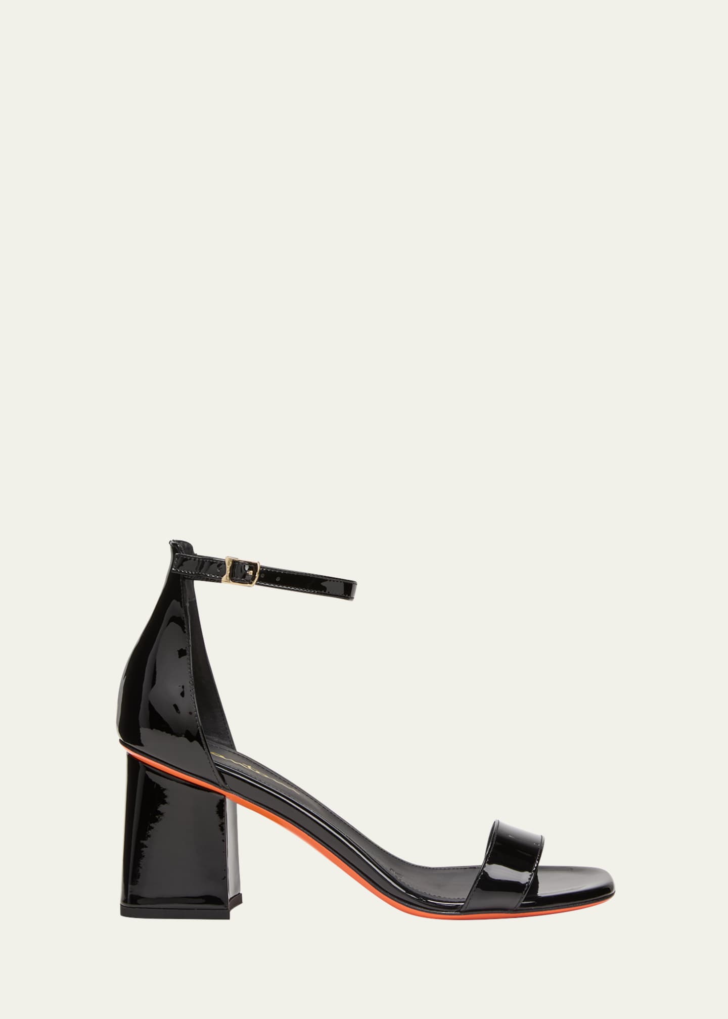 Calypso Patent Ankle-Strap Sandals