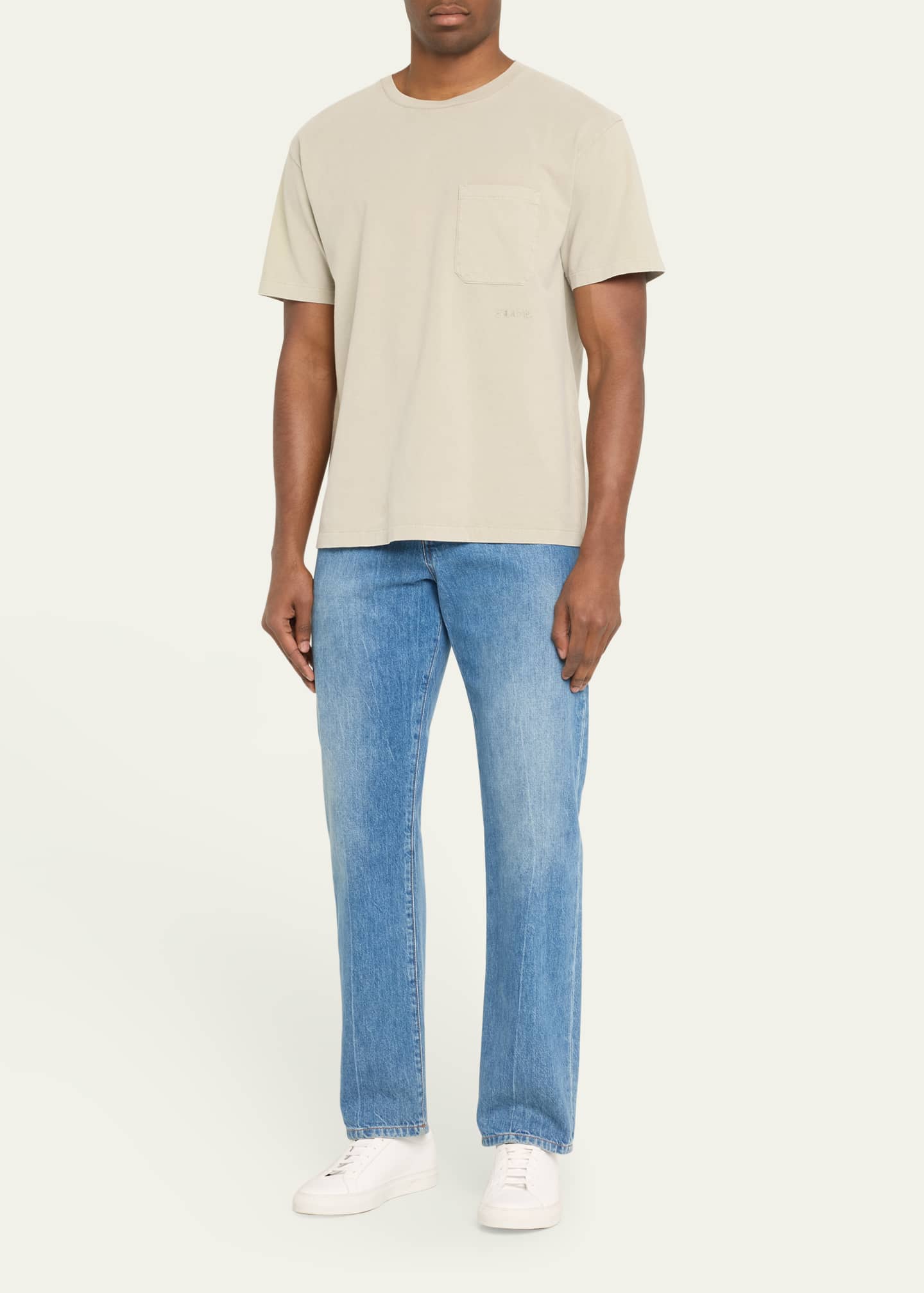 FRAME Men's Relaxed Vintage Washed Tee Image 2 of 5