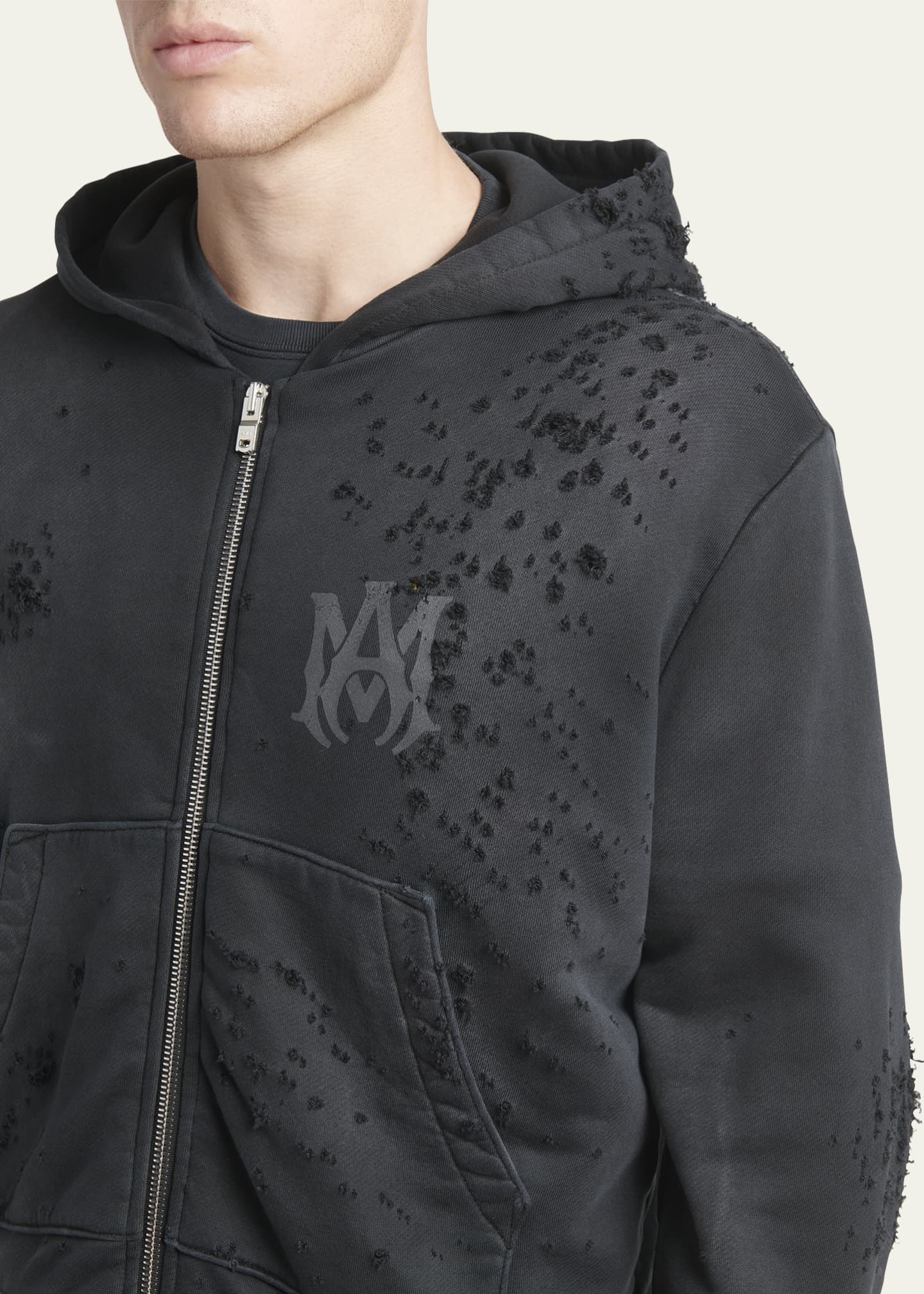 Amiri zip up hoodie sale