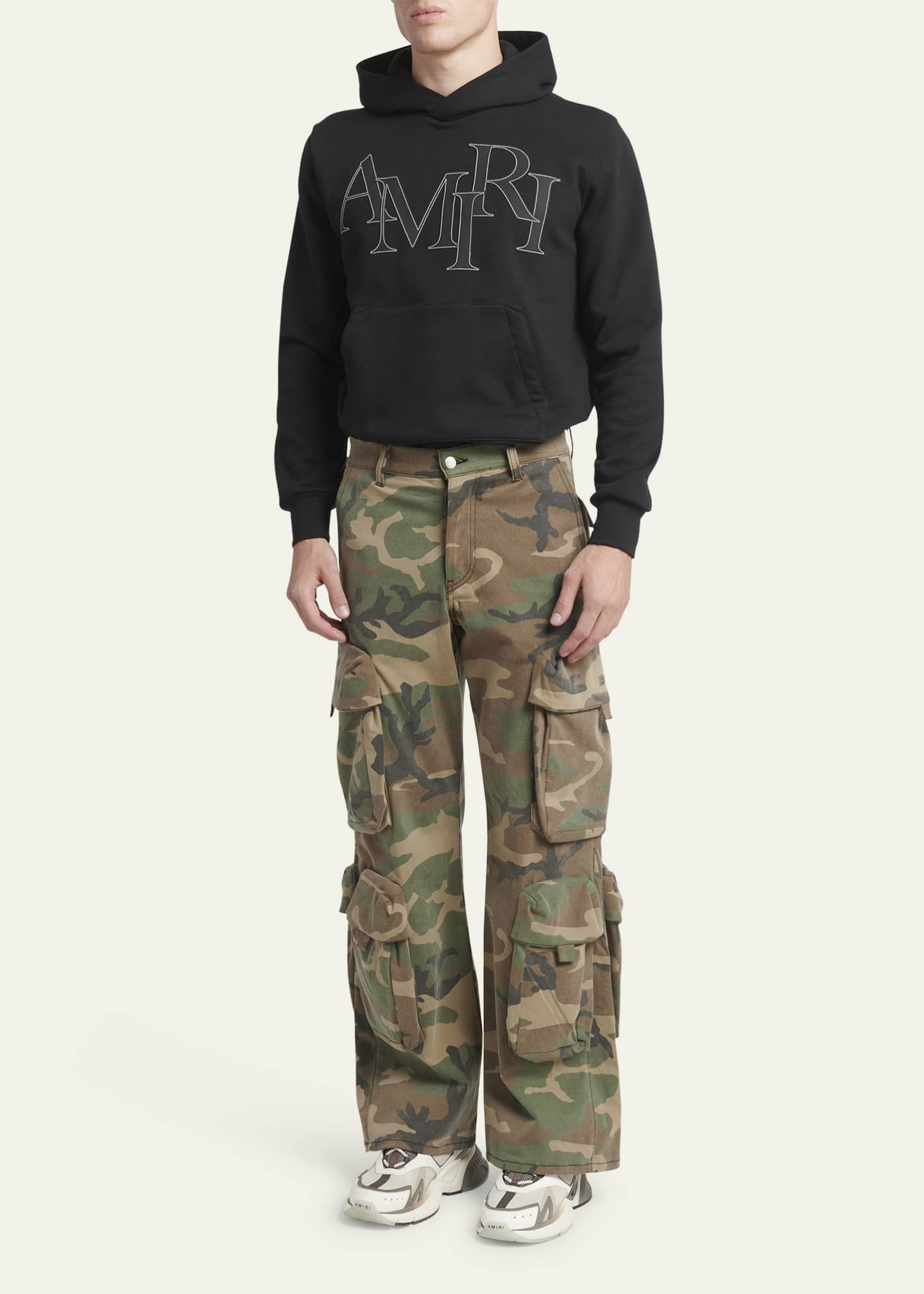 Amiri Men's Camo Oversized Cargo Pants - Bergdorf Goodman