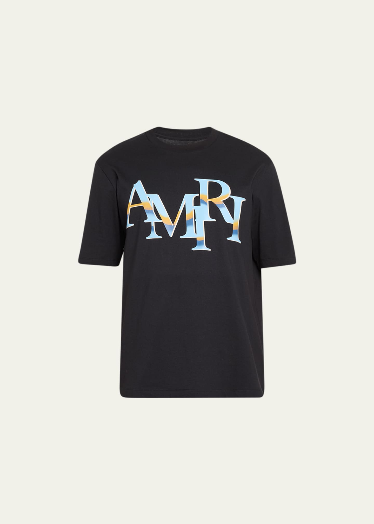 Amiri Men's Staggered Letter Jersey T-Shirt - Bergdorf Goodman
