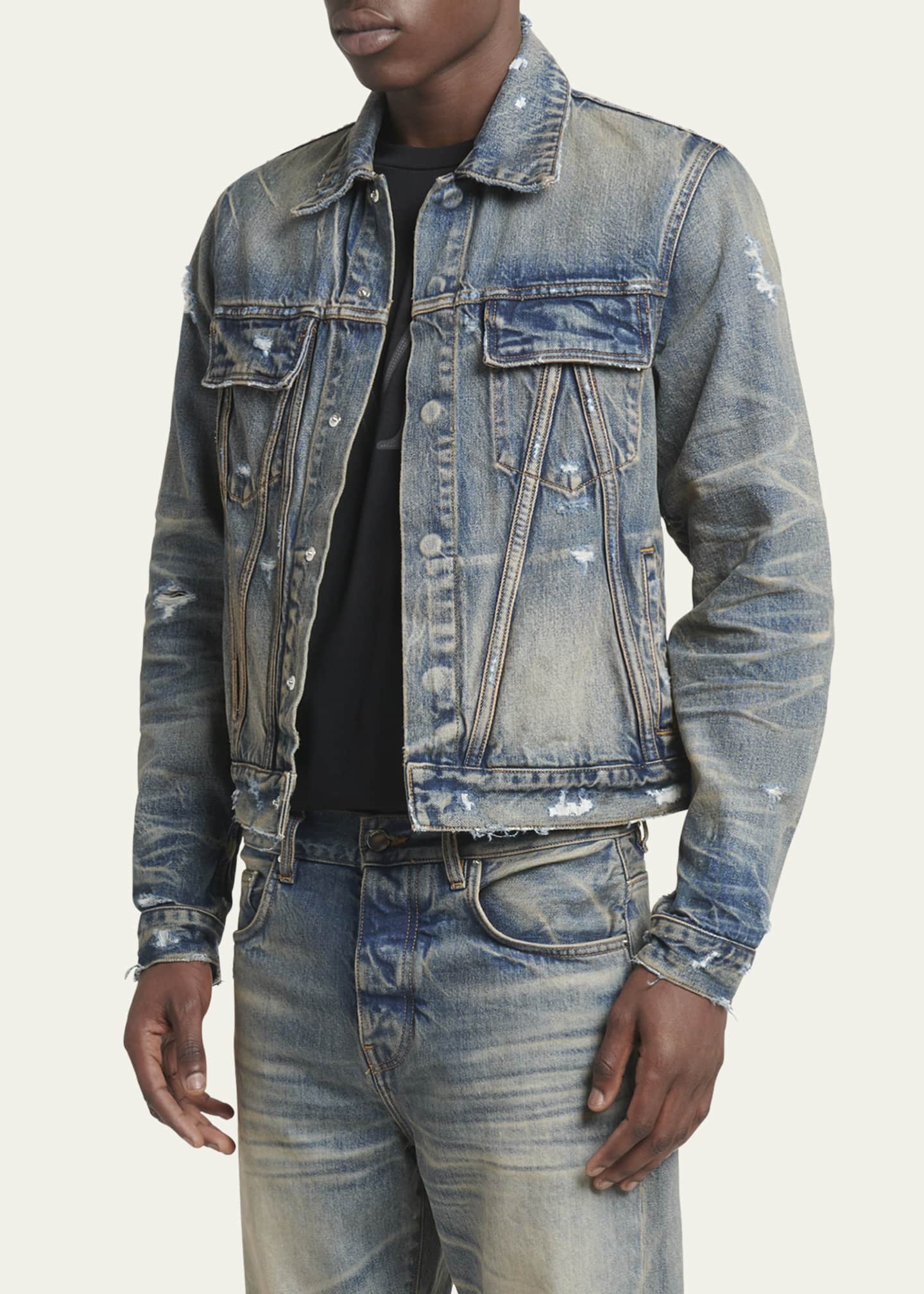 Amiri trucker jacket hotsell