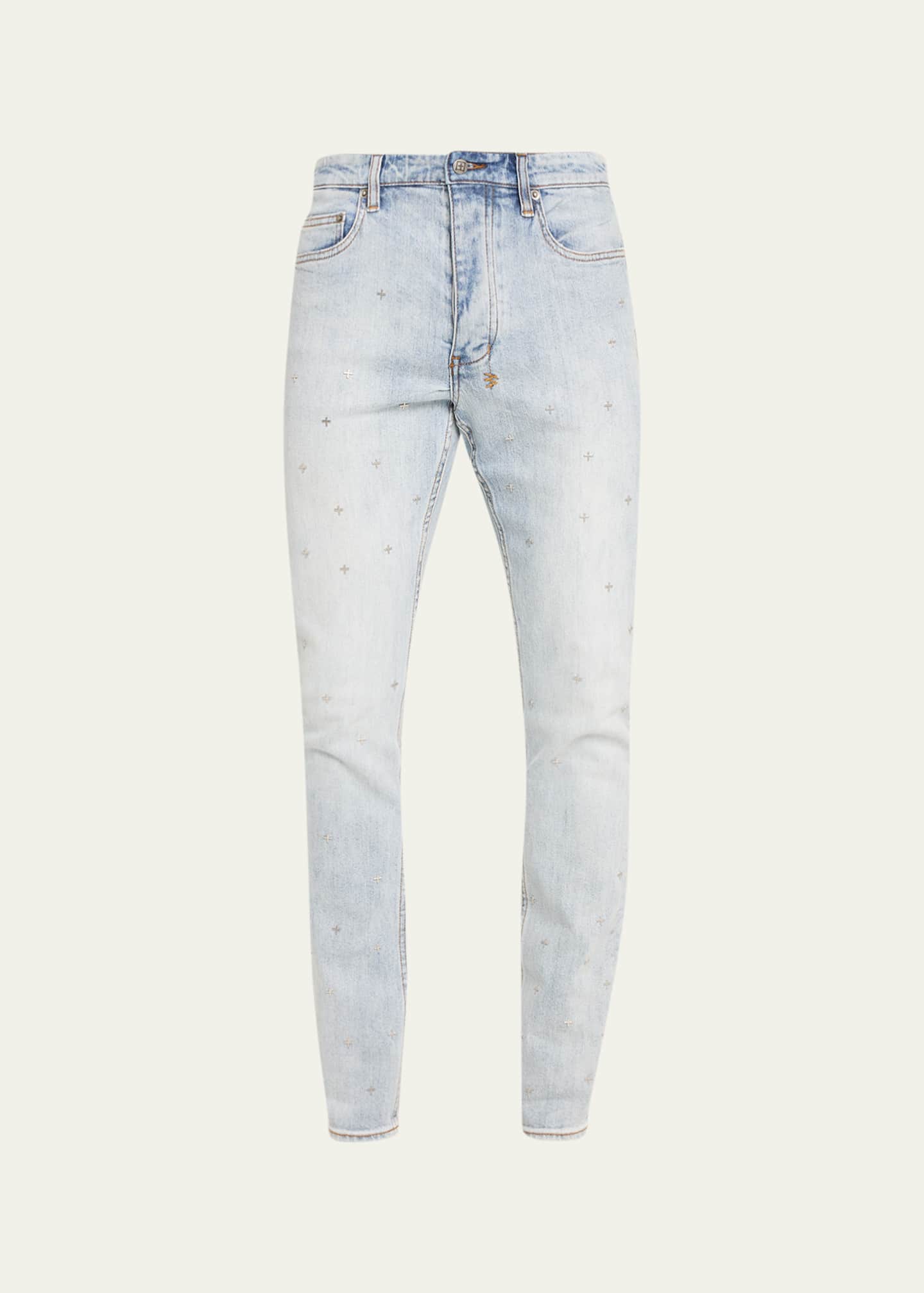 Ksubi Men s Chitch Metalik Slim Straight Jeans Bergdorf Goodman