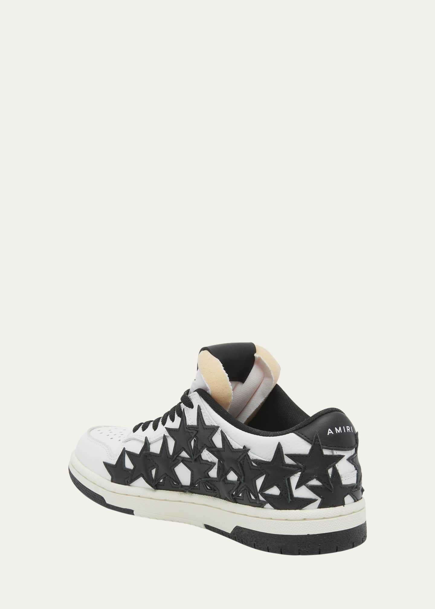 Amiri Stars Low-Top Leather Sneakers