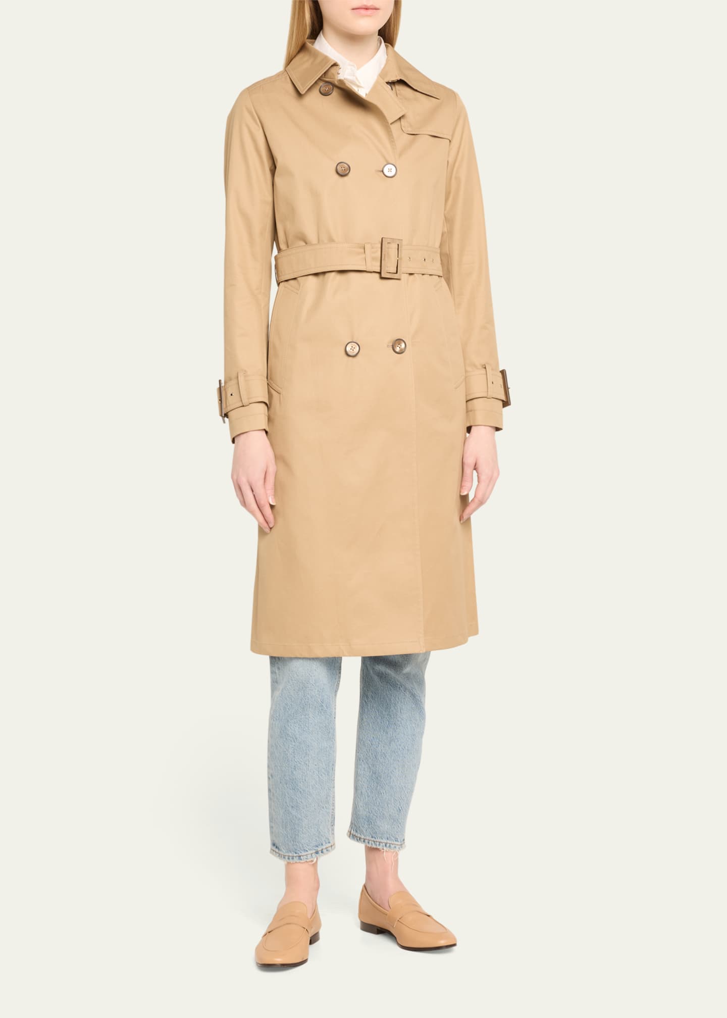 Herno single-breasted trench coat - Neutrals