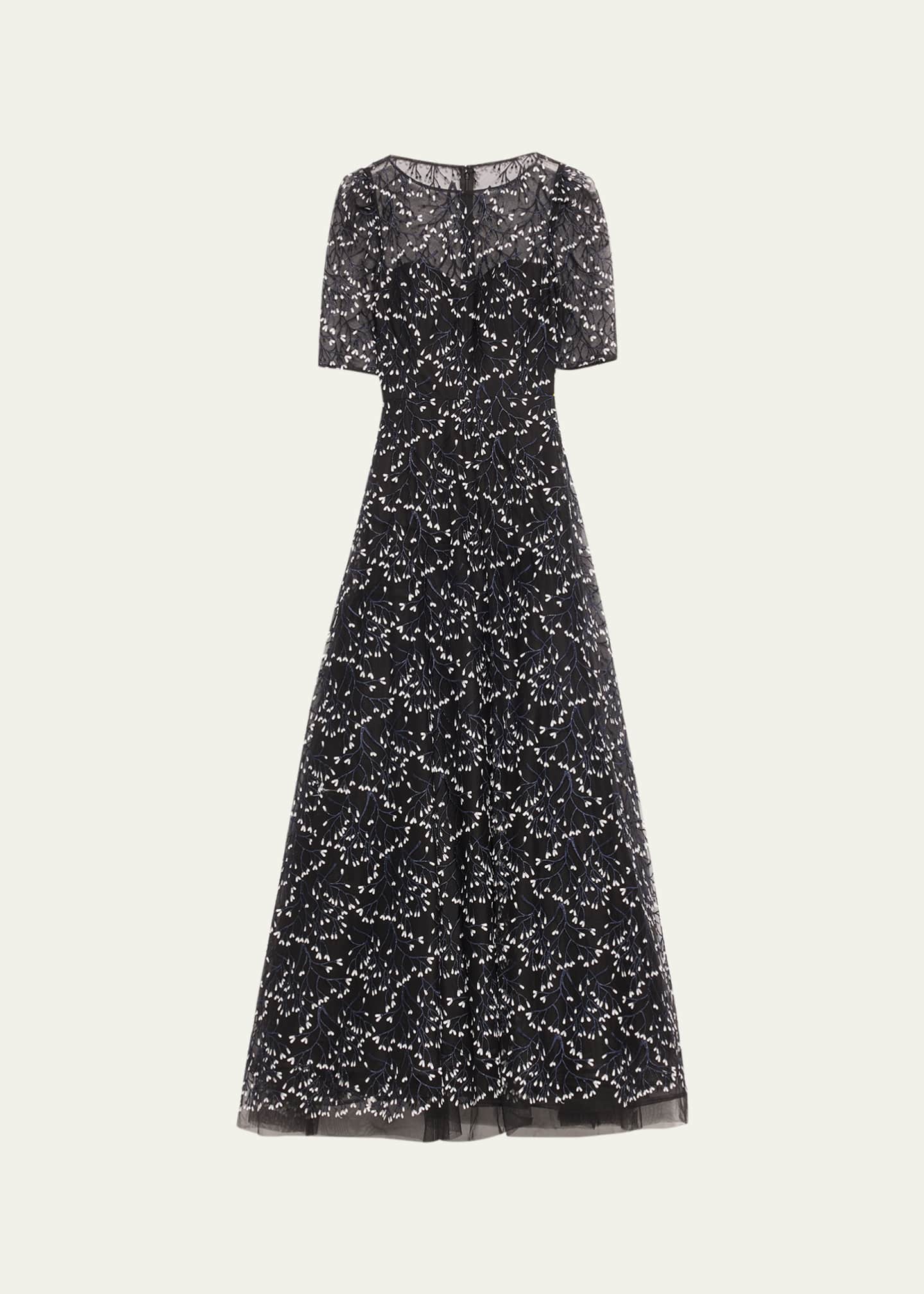 Rickie Freeman for Teri Jon 3D Lace Gown Image 1 of 5