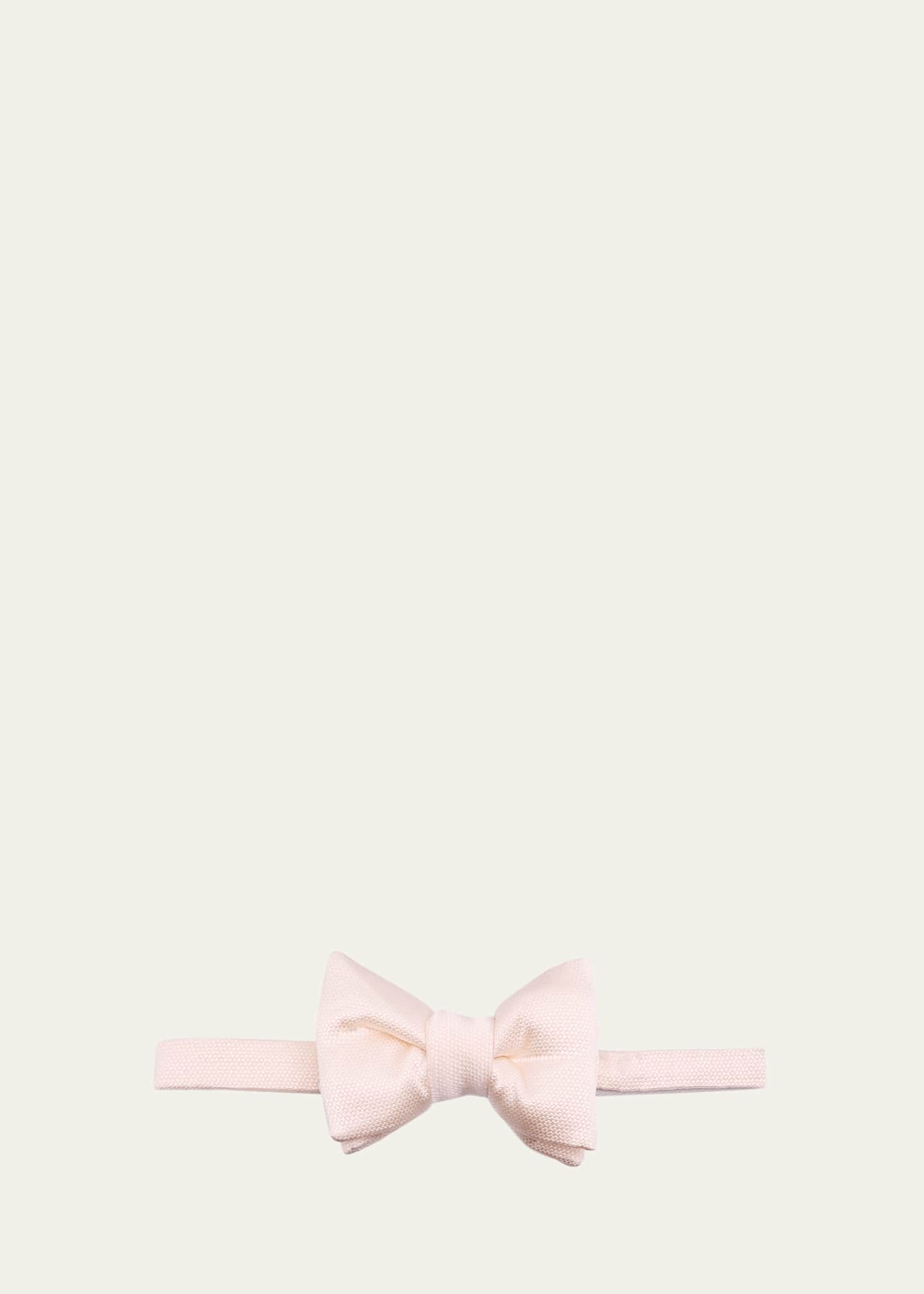 TOM FORD Men's Silk-Cotton Pre-Tied Bow Tie
