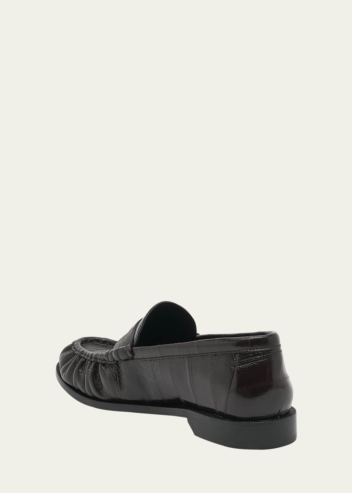 Saint Laurent Le Leather YSL Penny Loafers Image 4 of 5